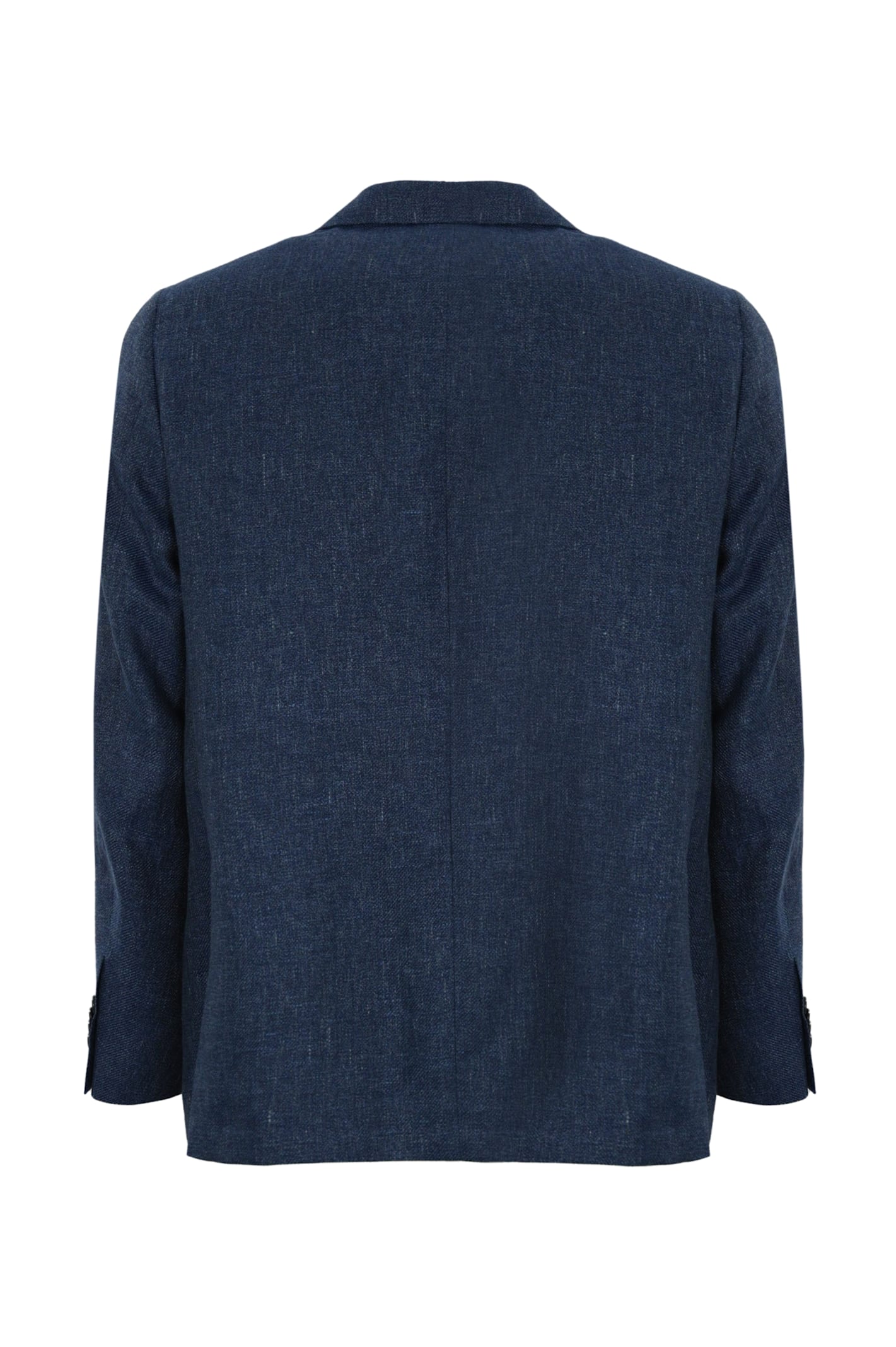 Corneliani Single-breasted Jacket In Linen And Lyocell