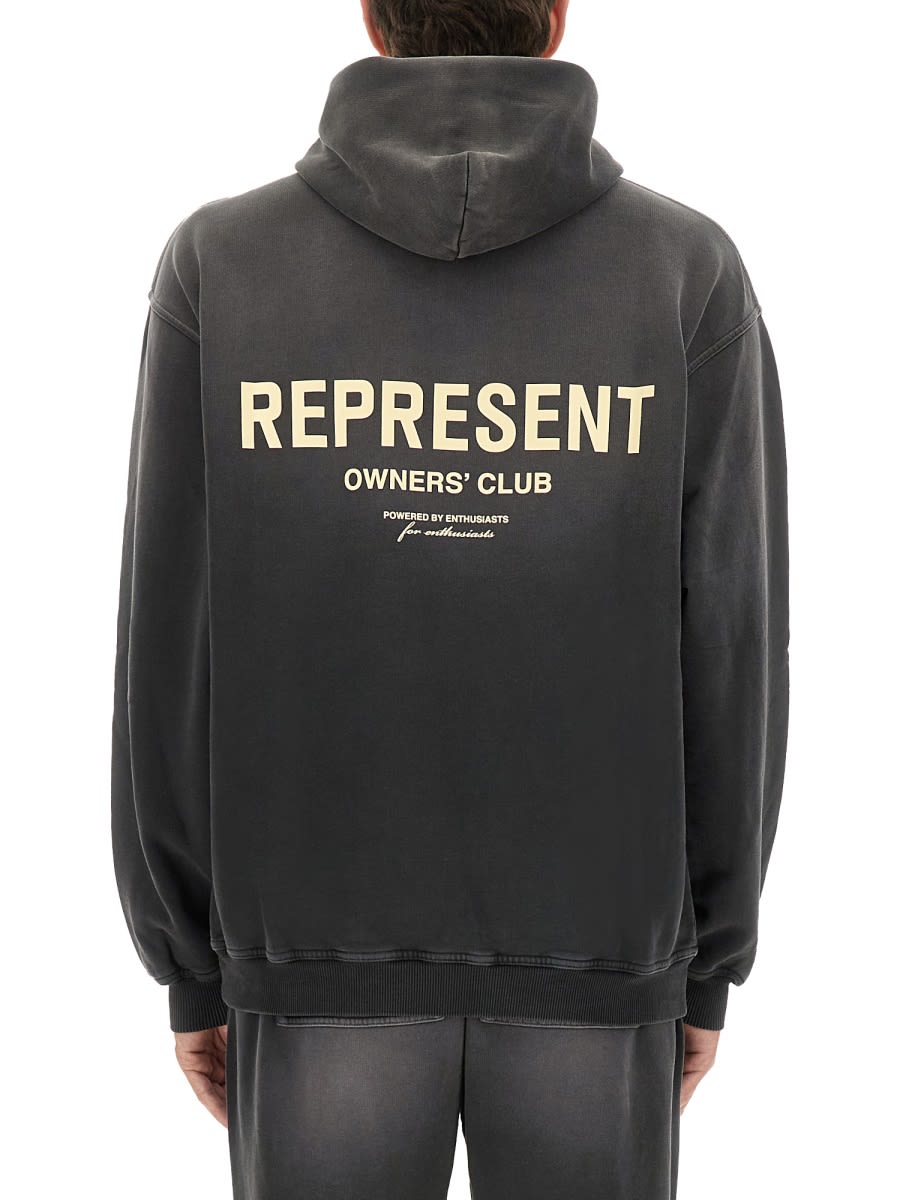 Represent Cotton Sweatshirt In Gray