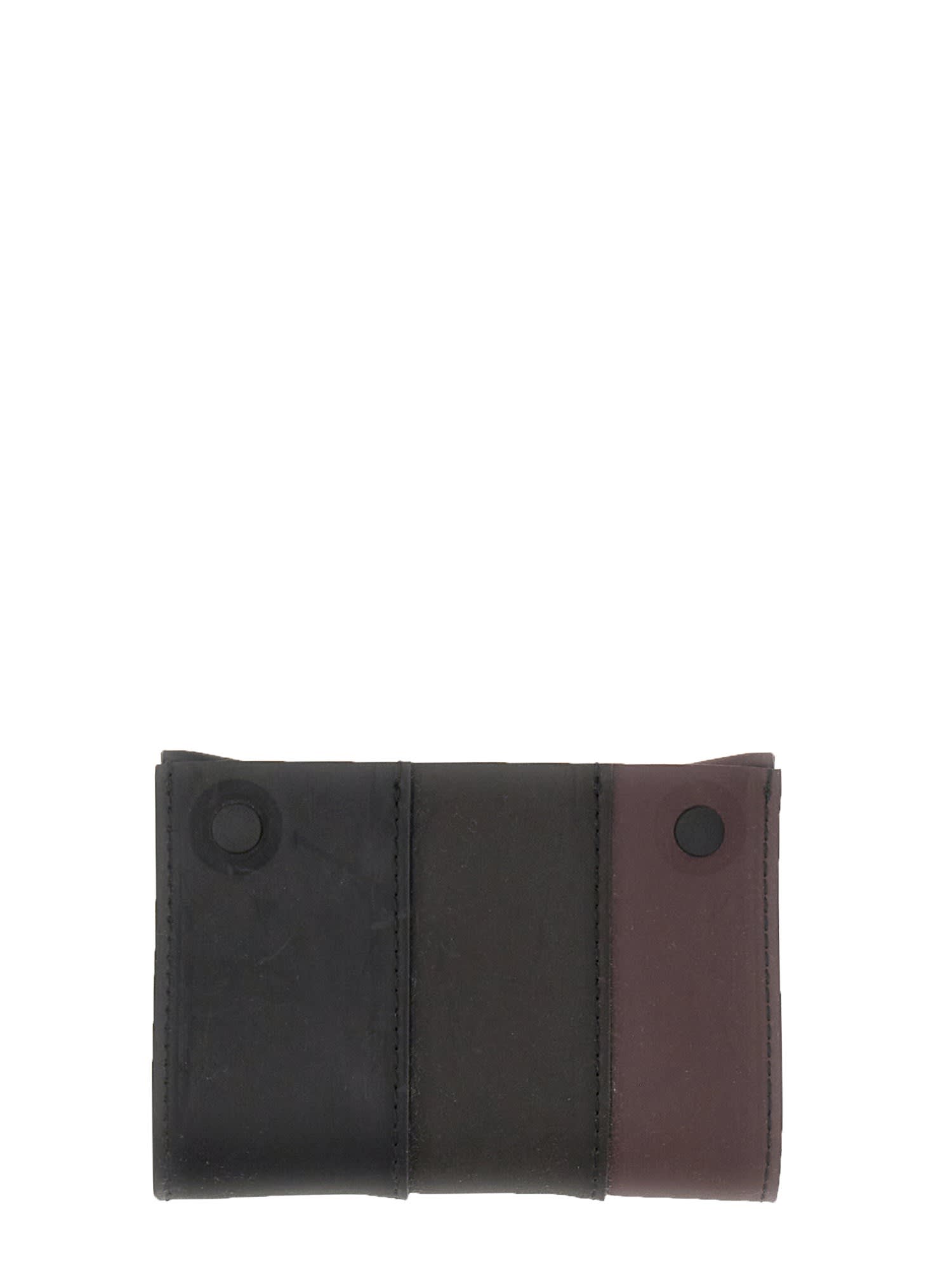 Sunnei Parallelepiped Pudding Wallet In Nero