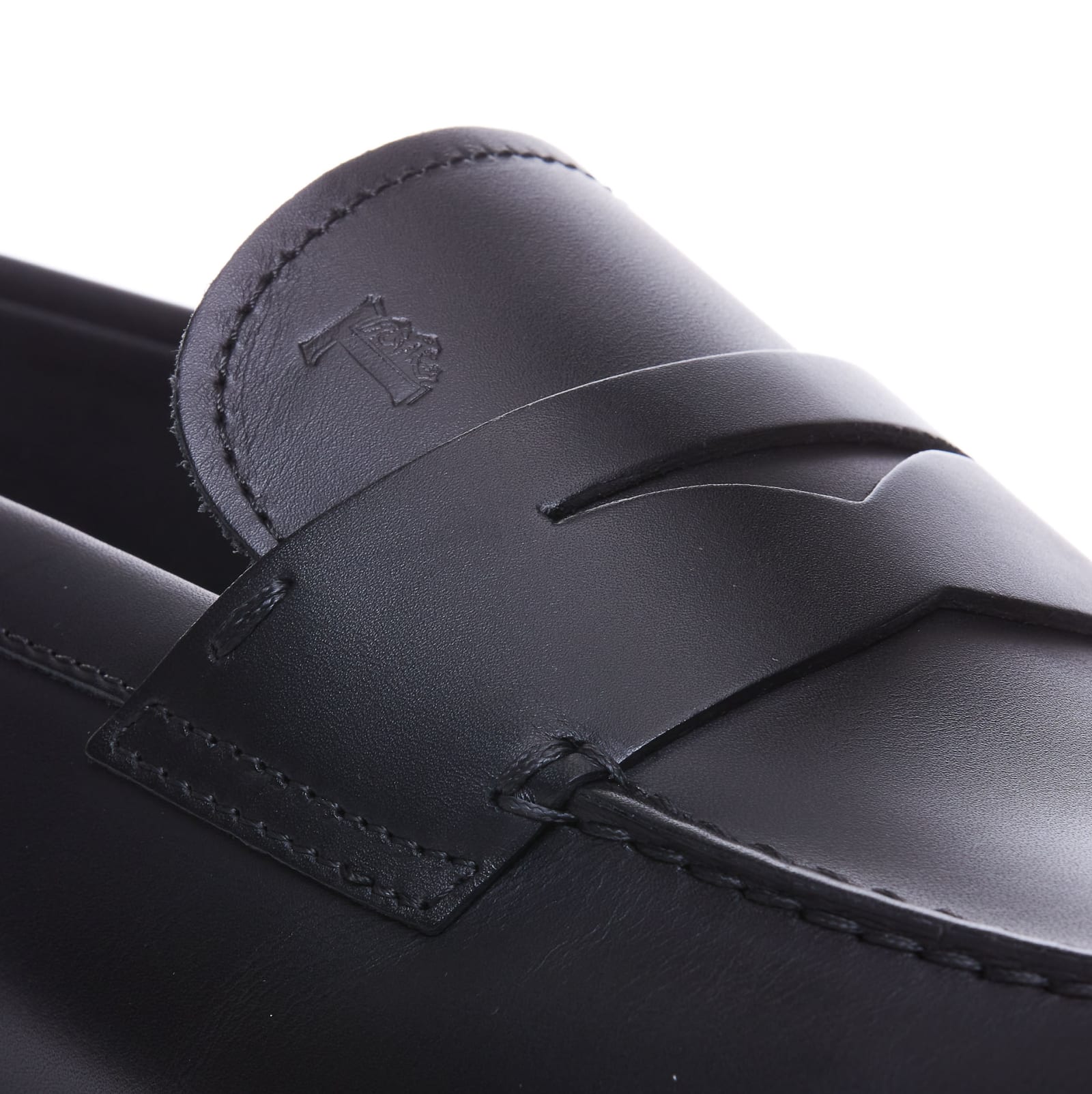 Shop Tod's Loafers In Black