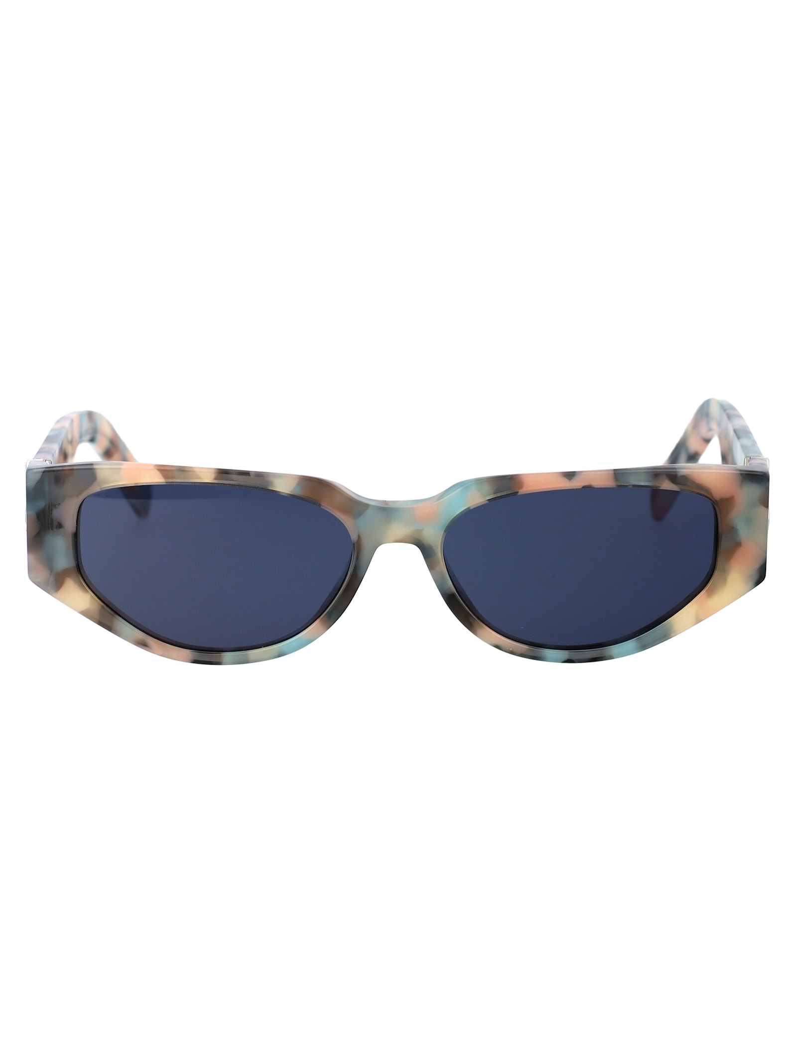 Dior Cd Diamond S7i Sunglasses In 42b0 Coloured Havana / Blue