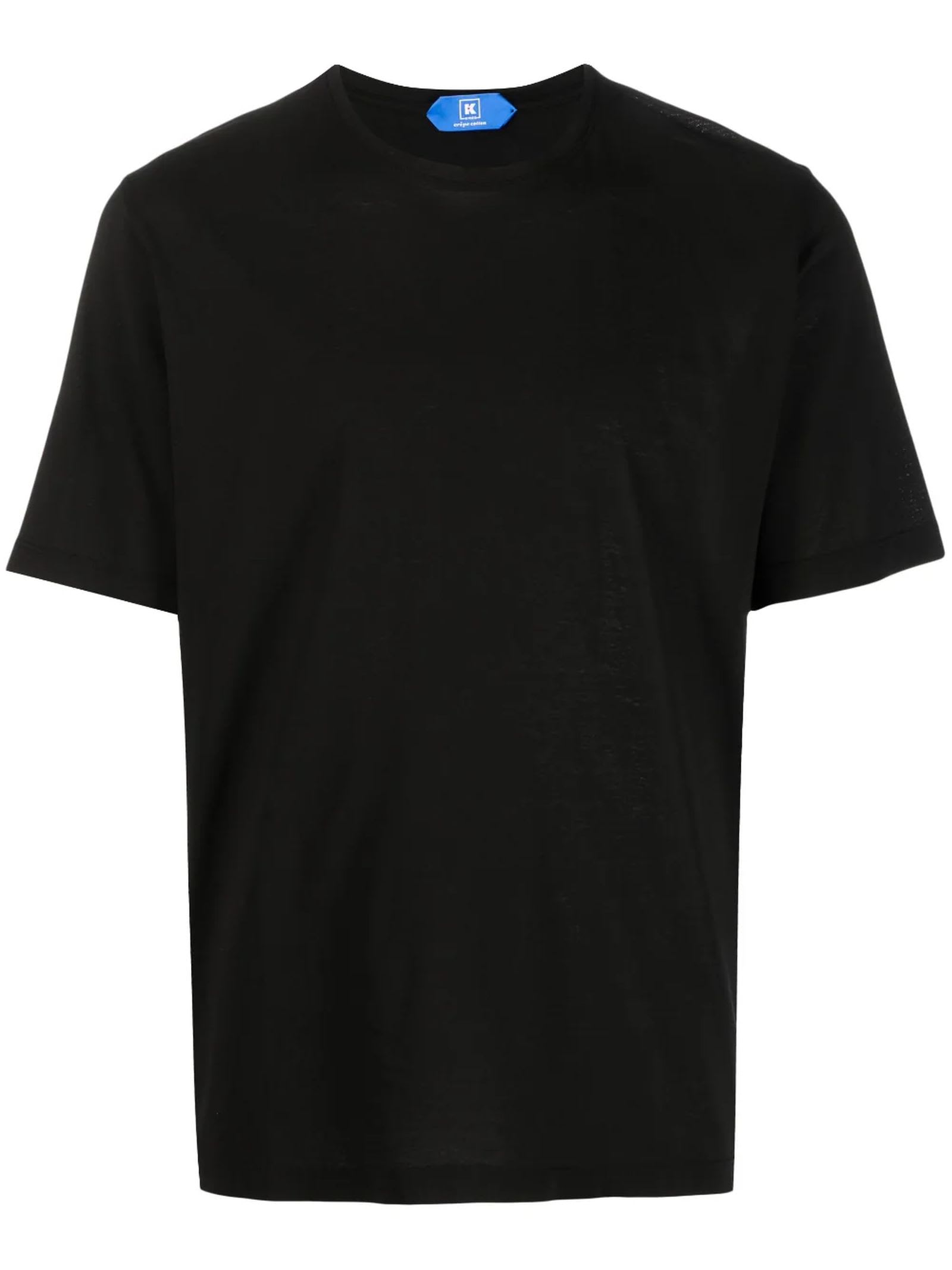 Black Jersey Cotton T-shirt
