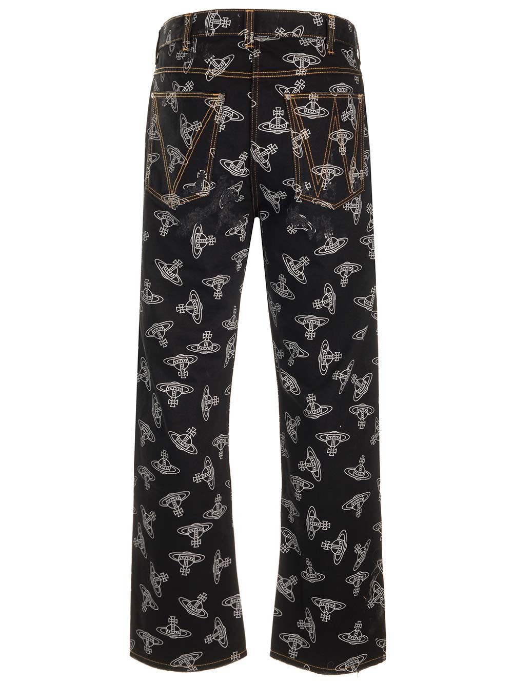 Shop Vivienne Westwood Ranch Jeans In Black