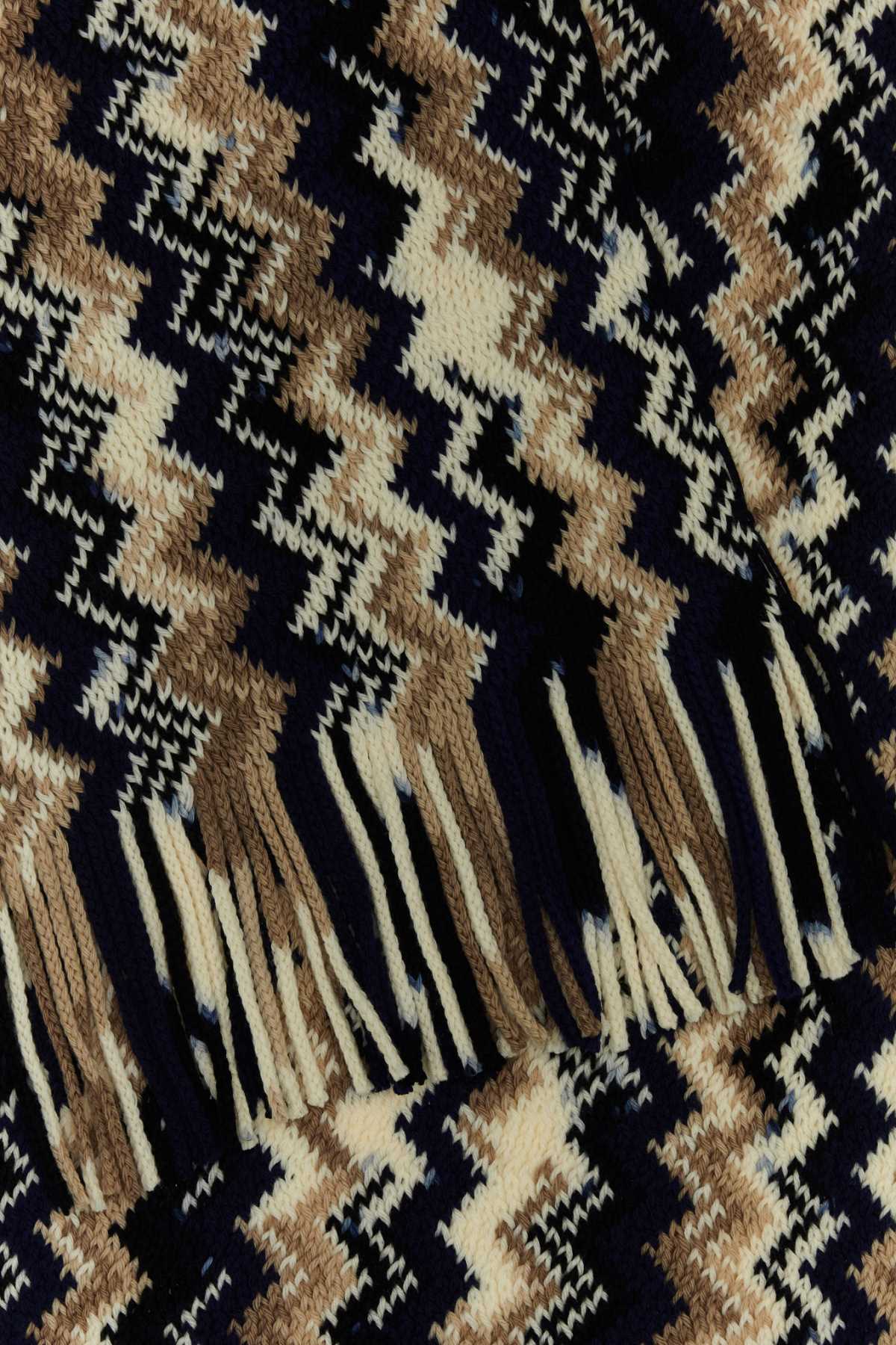 Shop Missoni Embroidered Wool Scarf In 0002