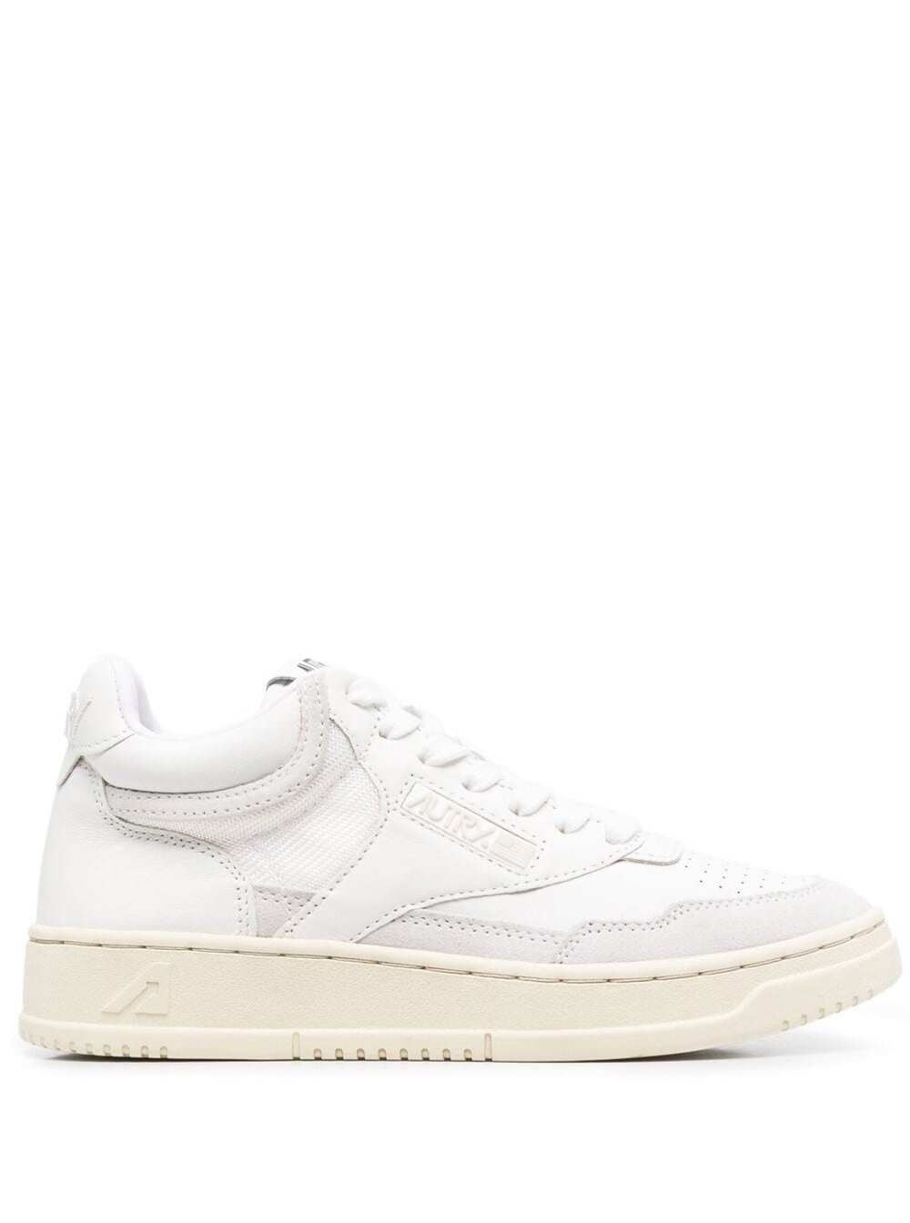 Autry Women's Open Sneakers Mid-top Sneakers In White