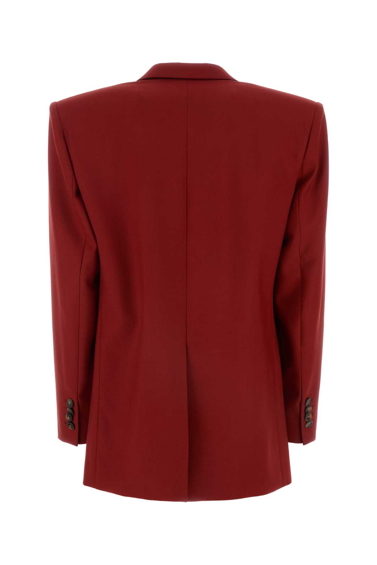 Shop Stella Mccartney Red Wool Oversize Blazer In Ruby