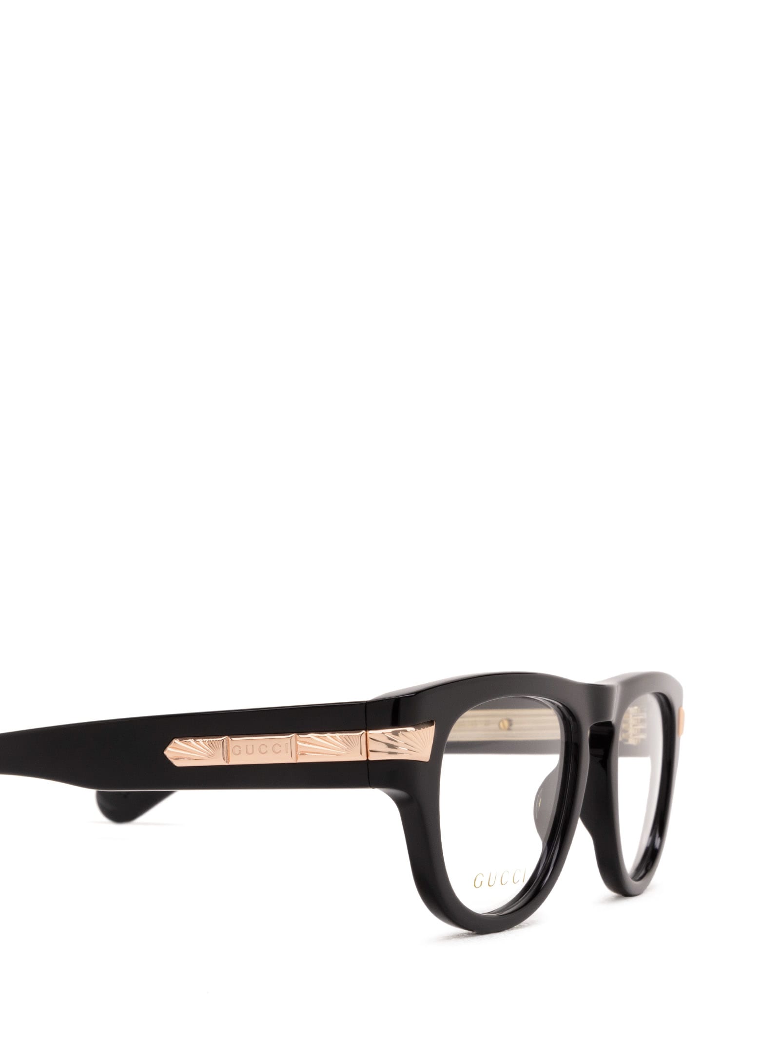 Shop Gucci Gg1519o Black Glasses