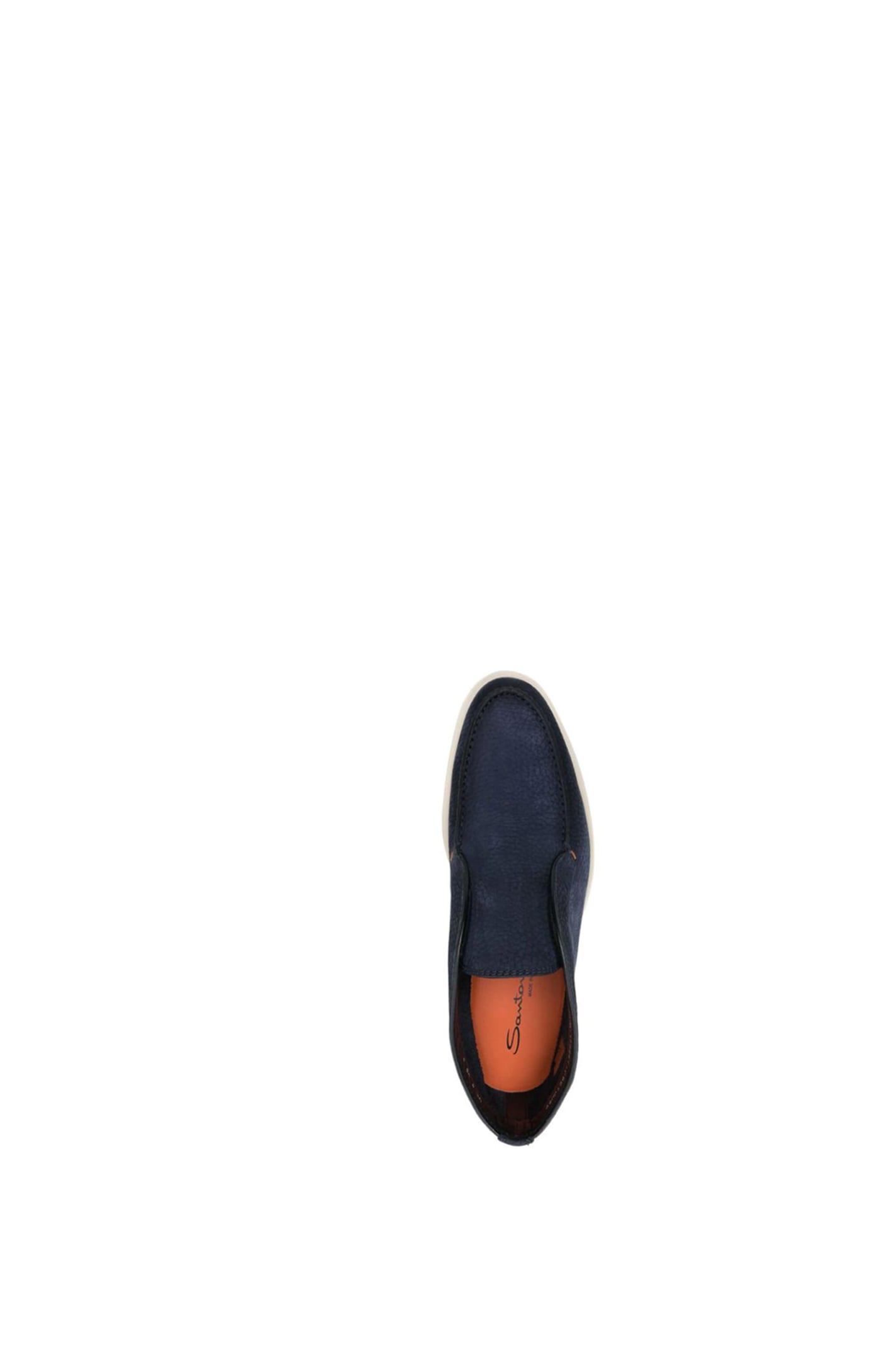 Shop Santoni Dragon Mocassin In Blue