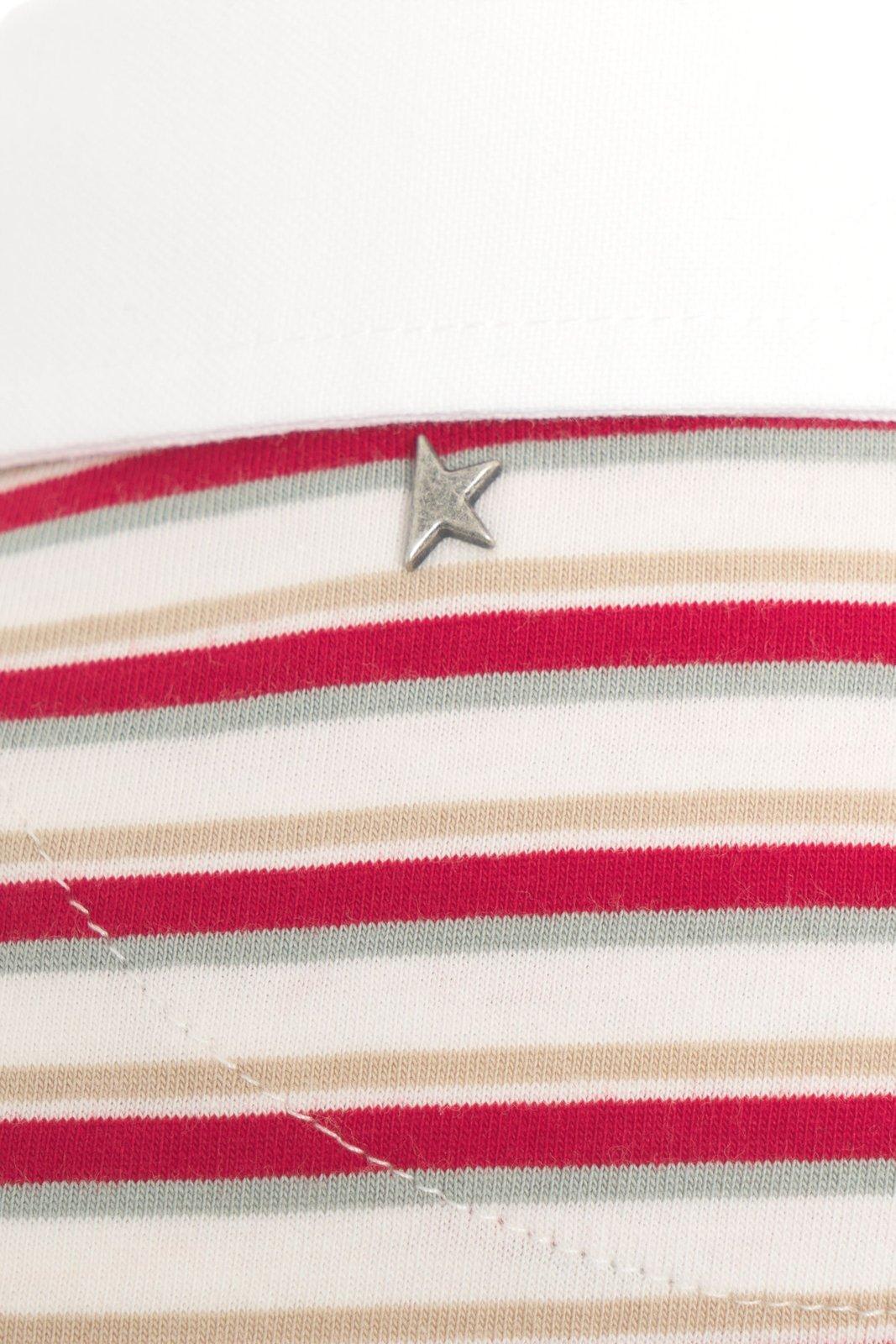 Golden Goose Natalia Slim Fit Striped Cotton Polo Shirt