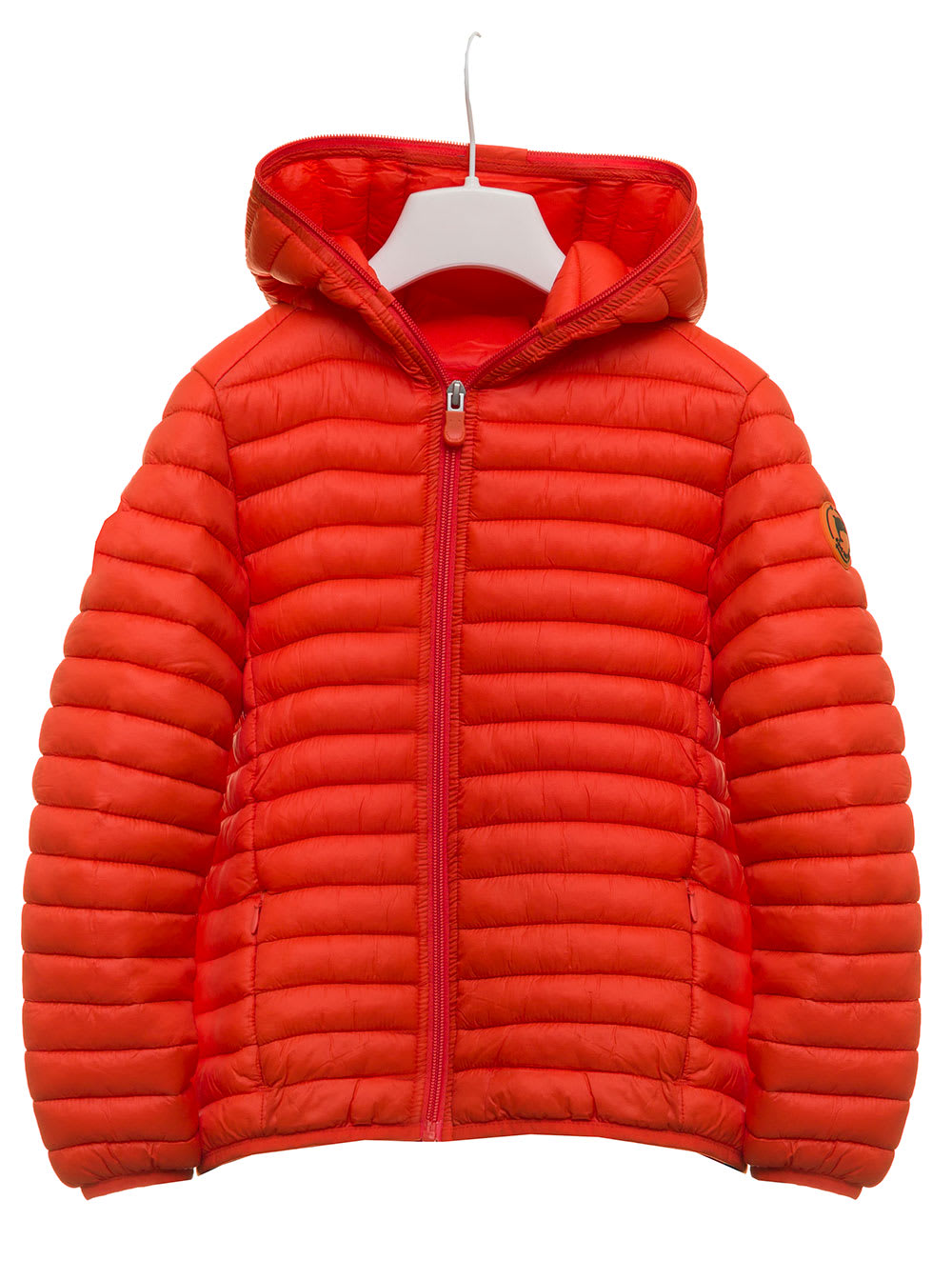 Save The Duck Kids Boys Ecological Red Quilted Nylon Down Jacket