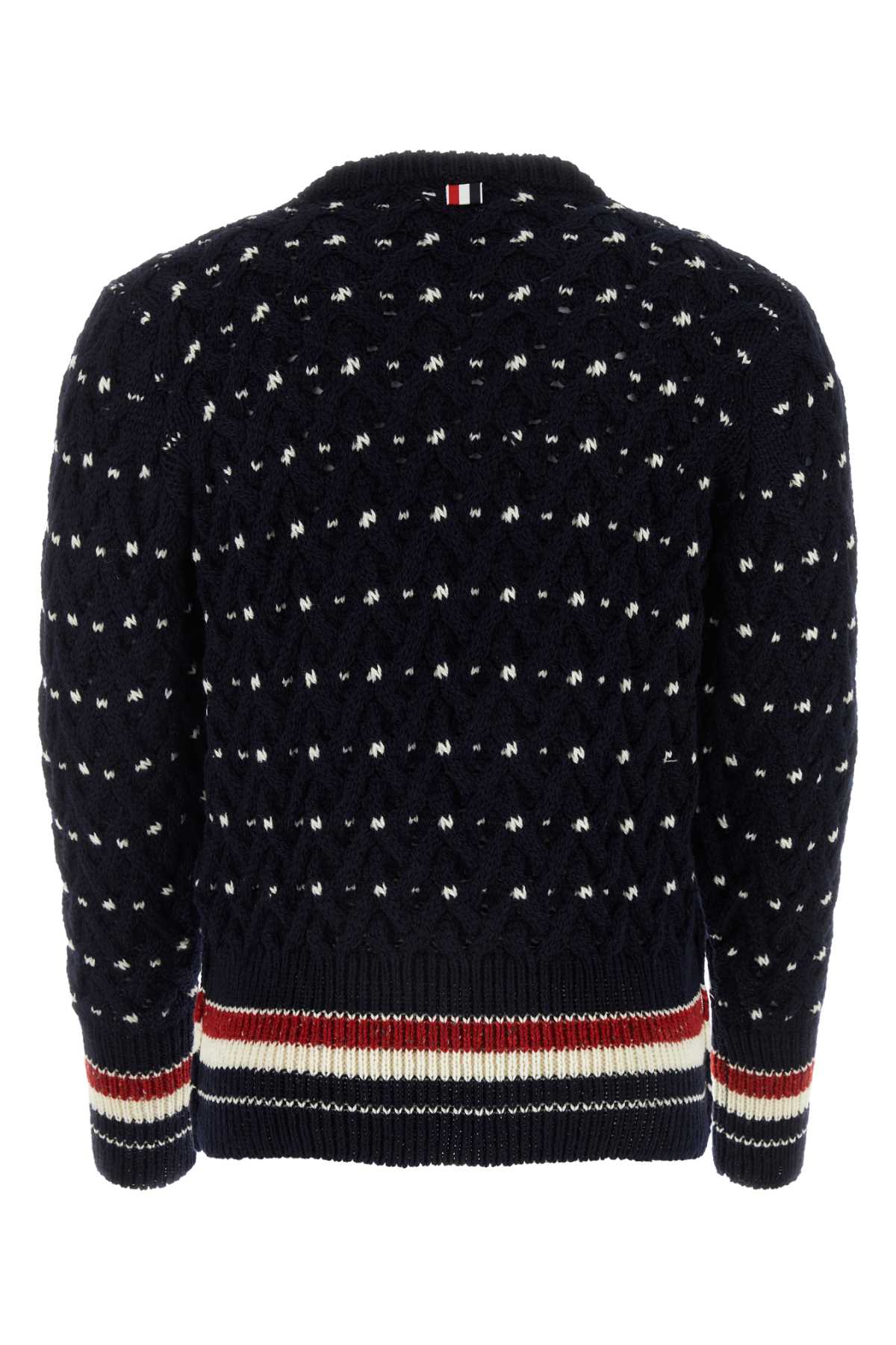 Thom Browne Sweaters In Navy