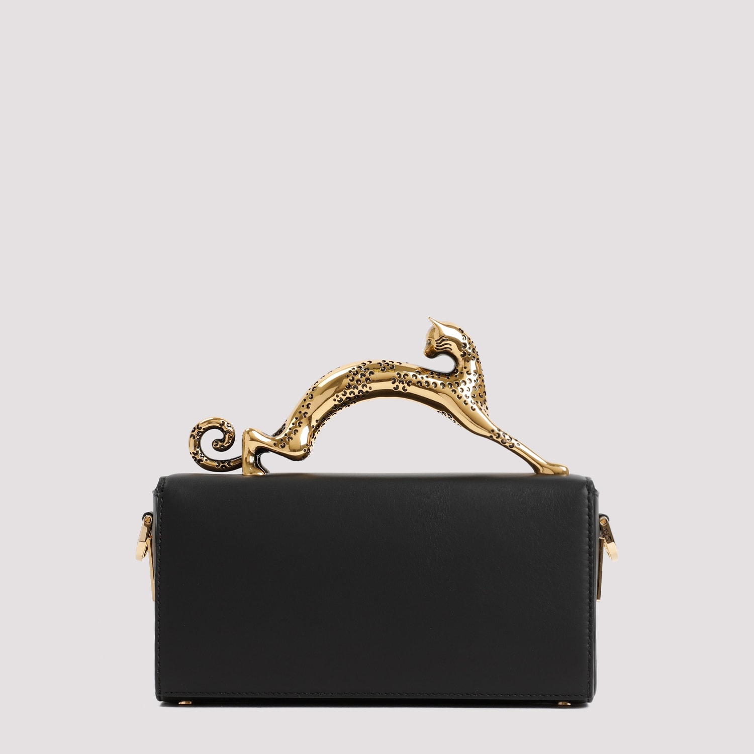 Lanvin Nano Pencil Cat Bag In Black