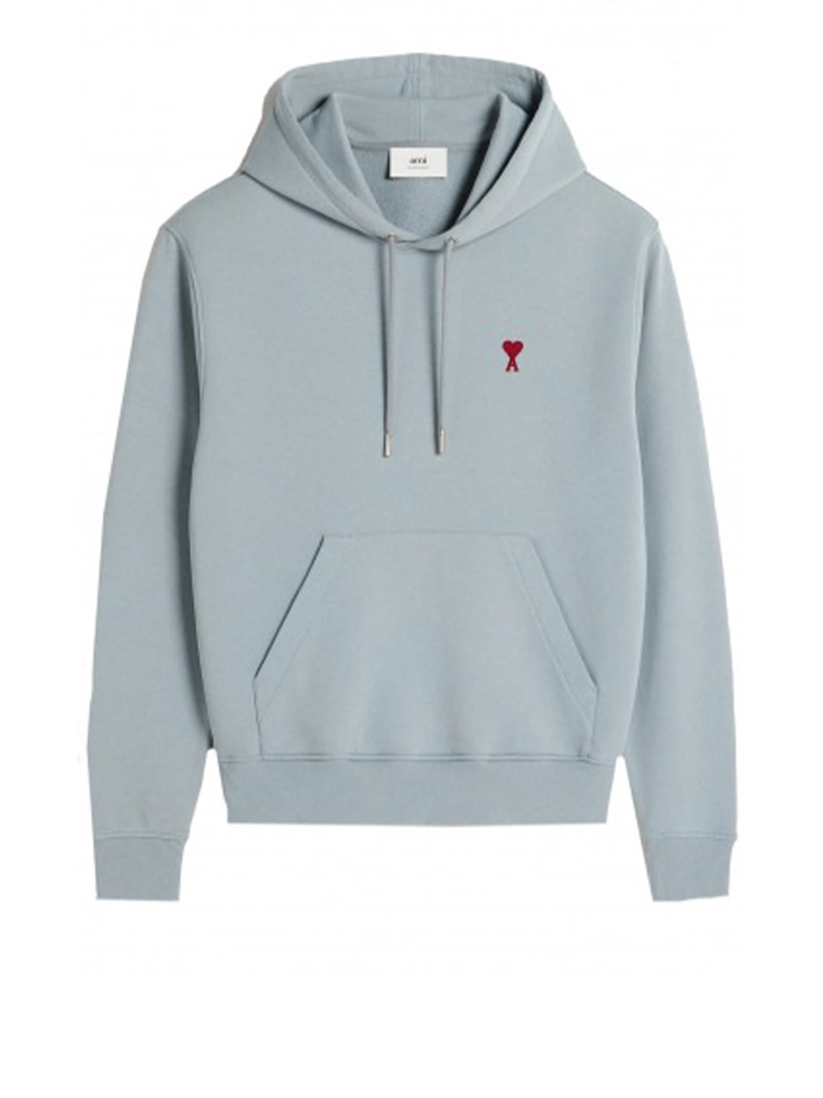 Shop Ami Alexandre Mattiussi Fleece In Clay Blue