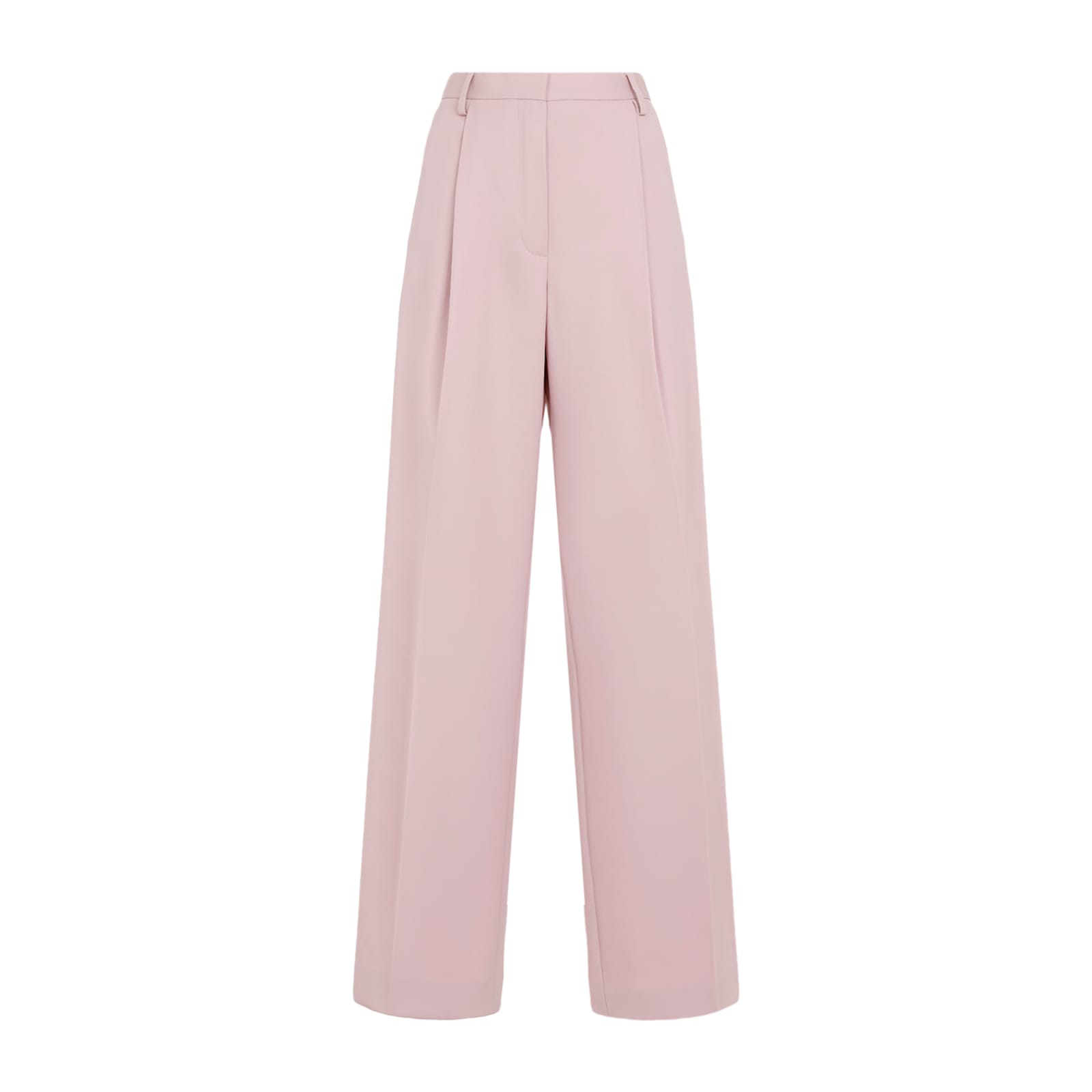 Shop Dries Van Noten Wide Pants In Old Rose
