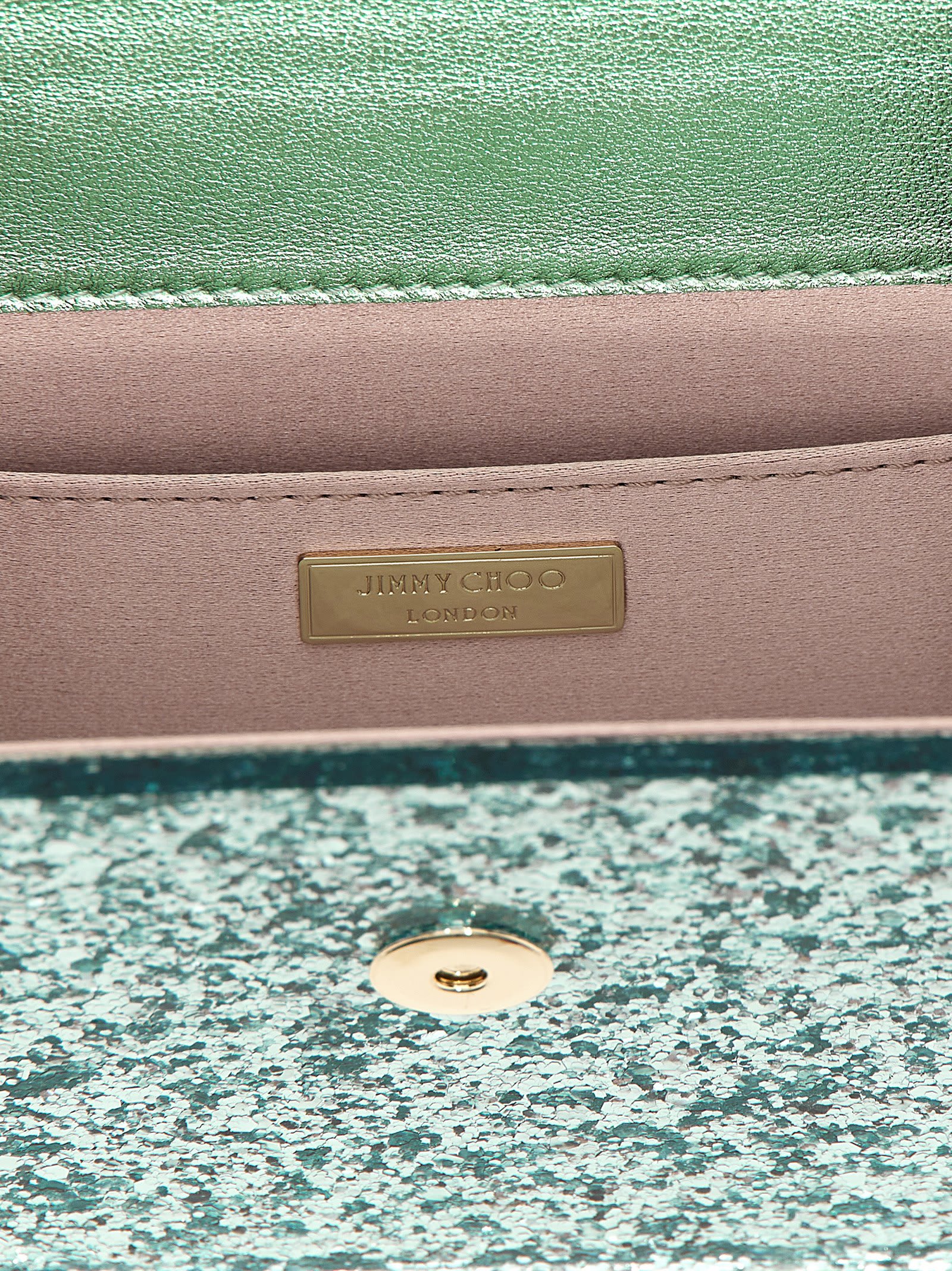 Jimmy Choo Flip Shoulder Bag In Green