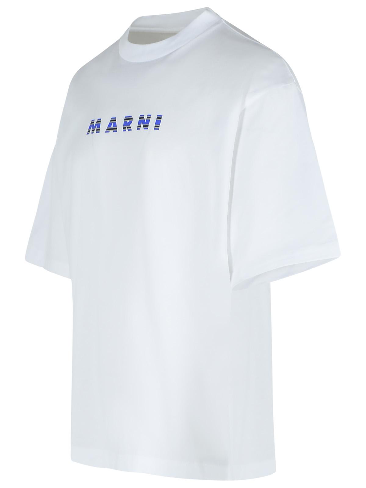 Marni Wordmark Tee In White
