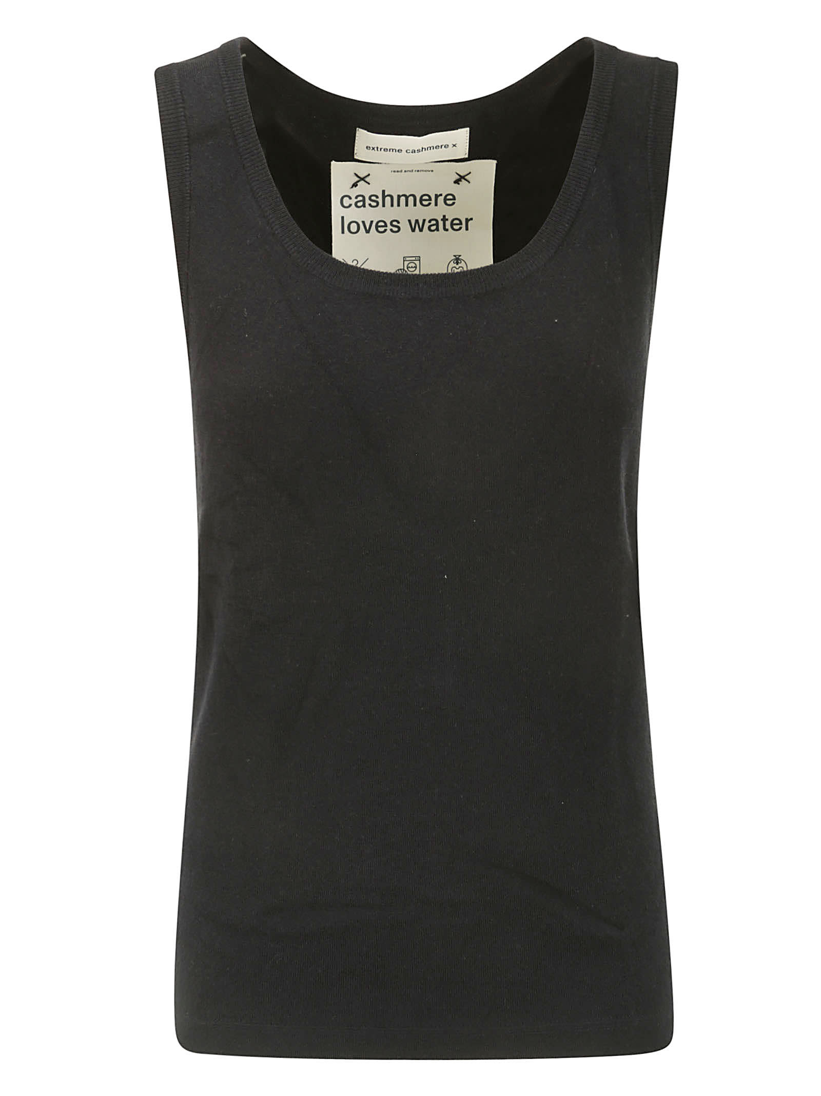 Extreme Cashmere Singlet In Navy