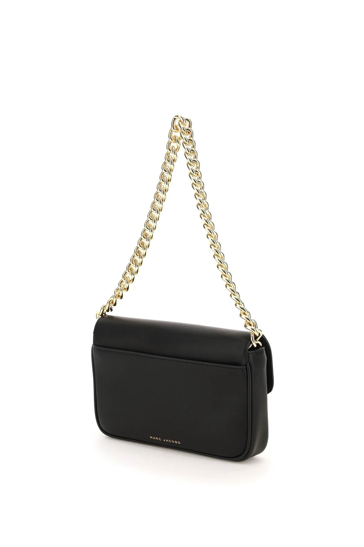 Shop Marc Jacobs The J Marc Shoulder Bag In Black (black)