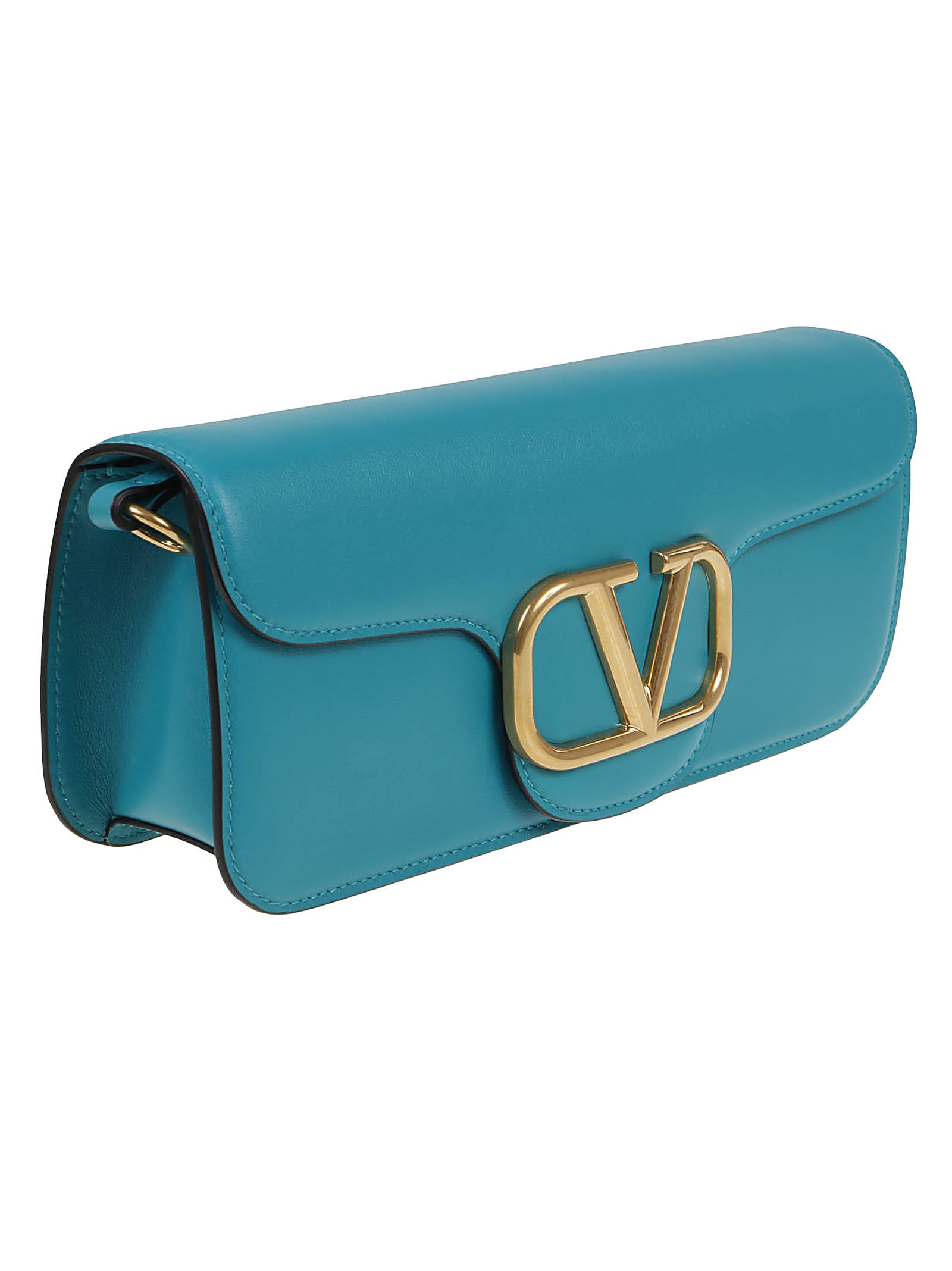 Valentino Garavani Loco Shoulder Bag in Ultramarine Green