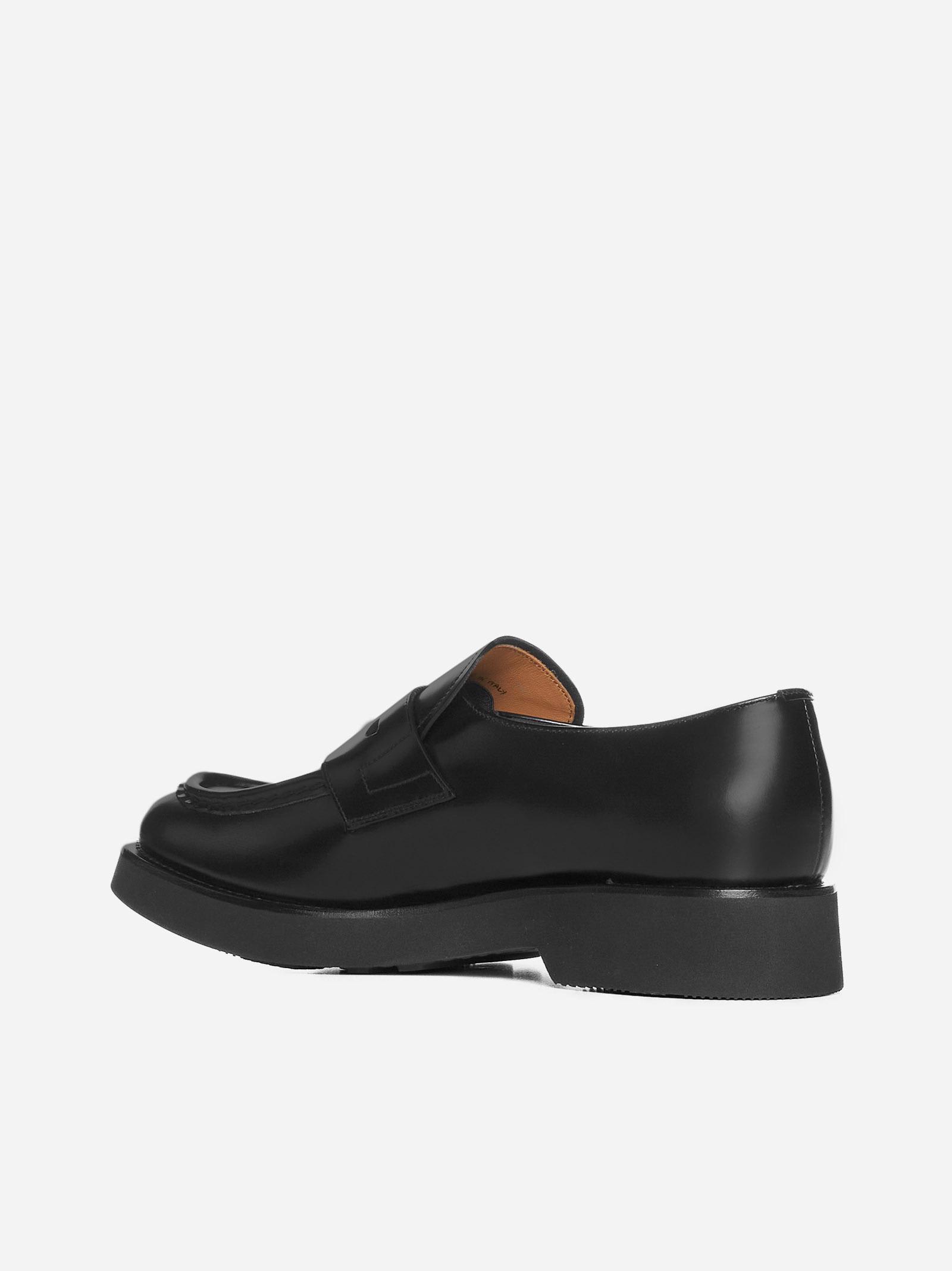 Shop Church's Lynton Leather Penny Loafers In Aab Black