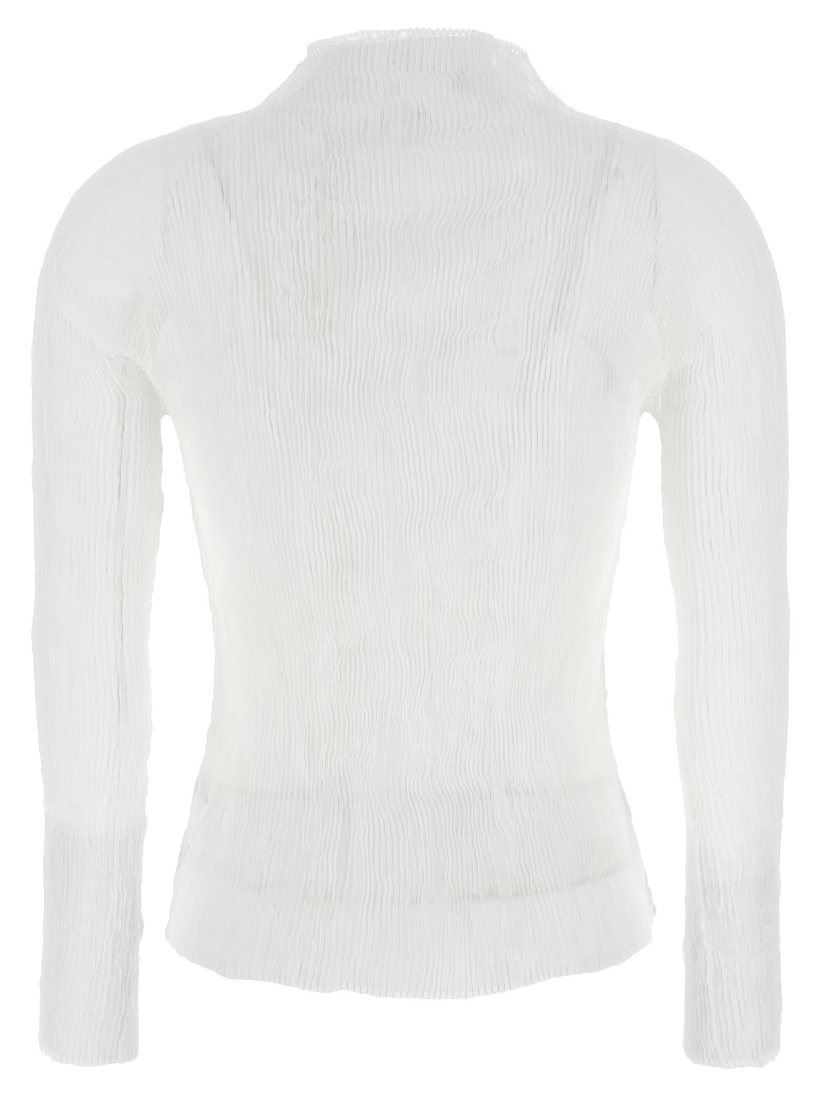 Shop Issey Miyake Chiffon Twist-56 Sweater