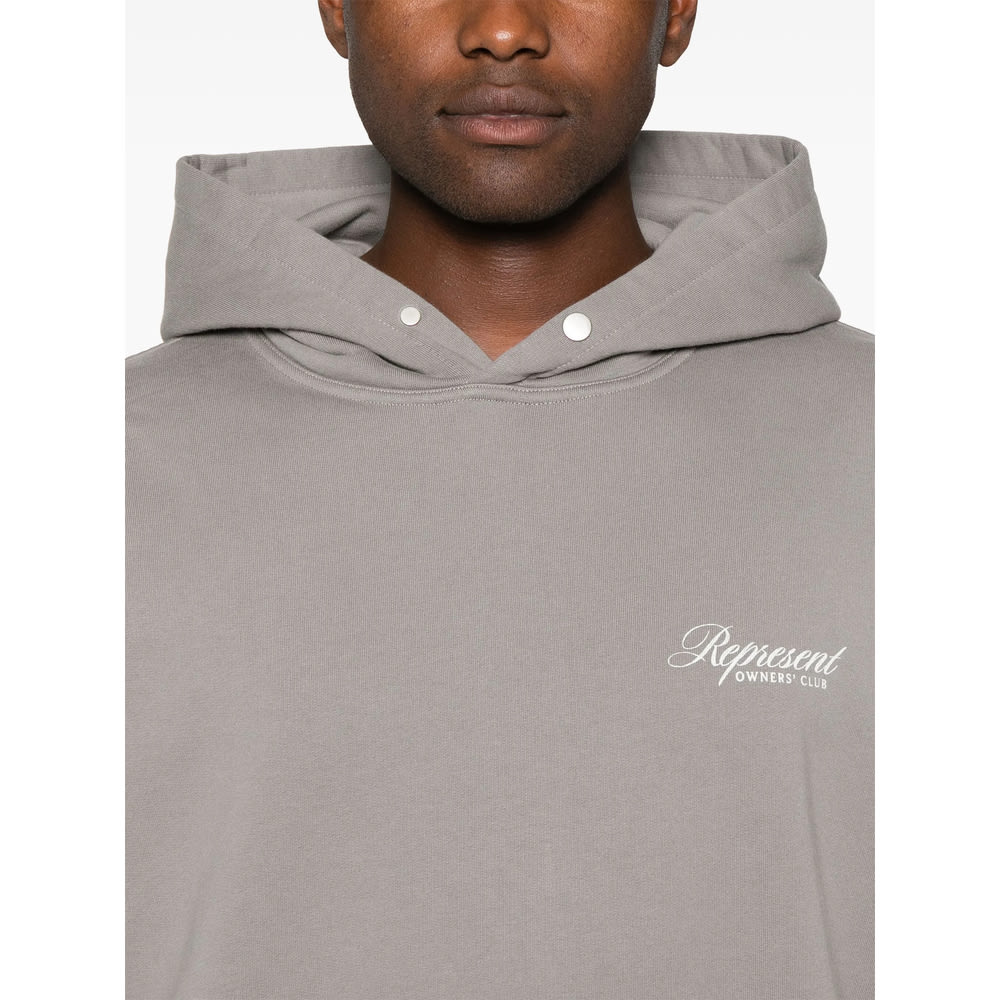 Represent Owners Club Hoodie In Gray