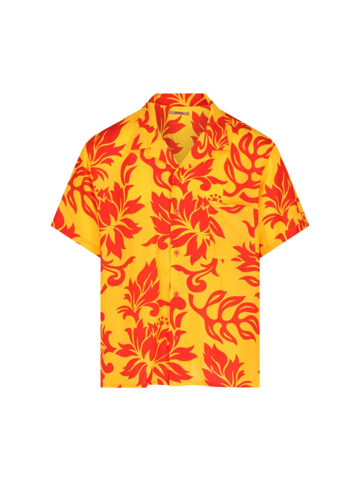 Shop Erl Printed Shirt In Tropical Flowers