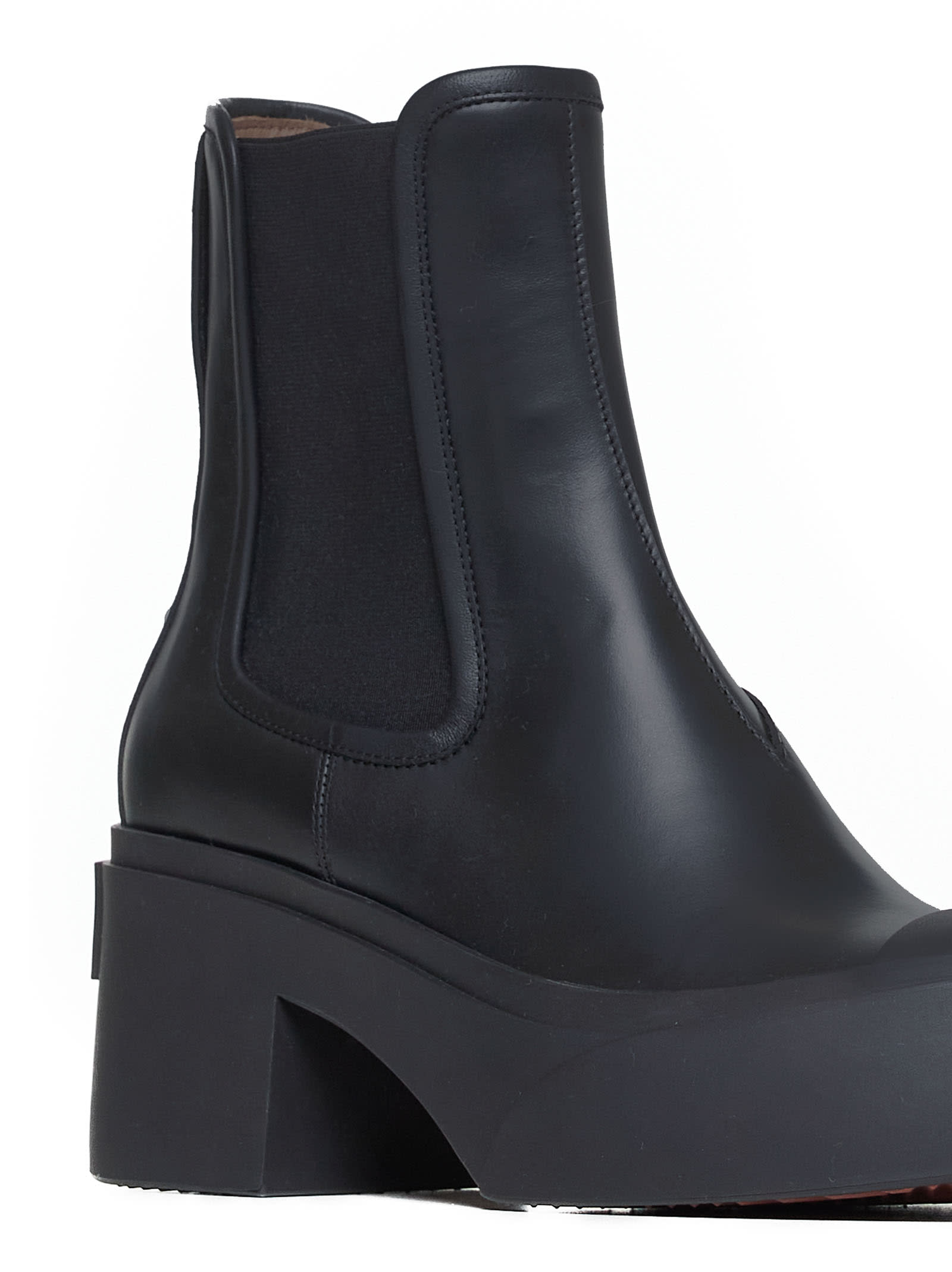 Shop Marni Boots In Nero