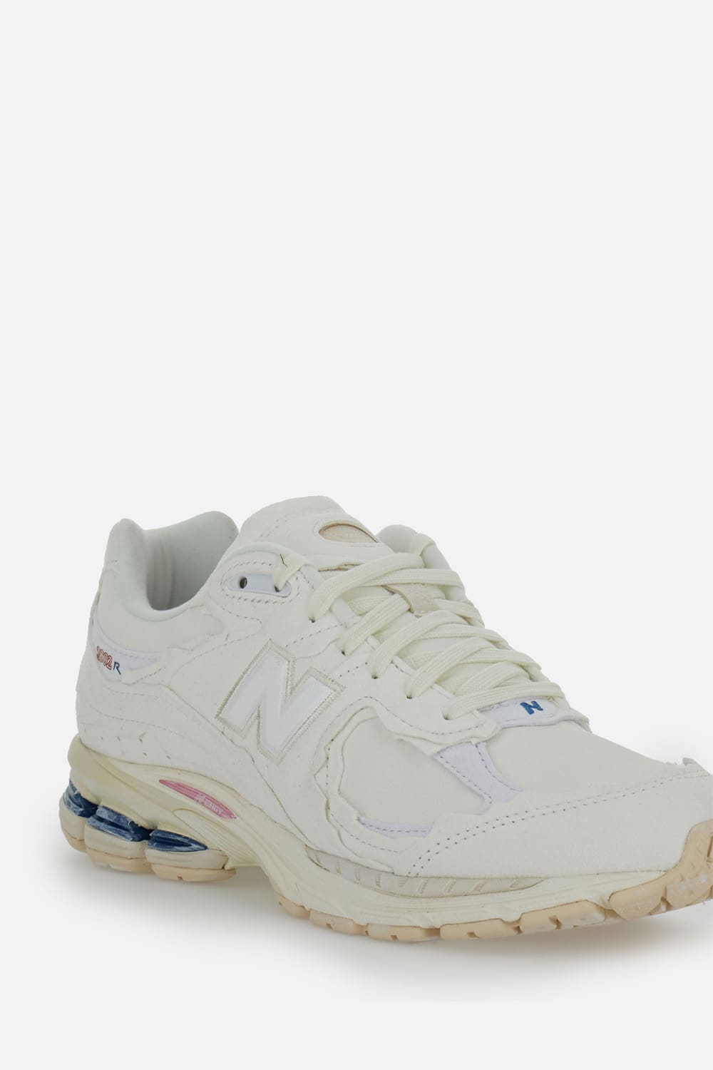 New Balance Mens Sea Salt 2002r Protection Pack Woven Trainers In White