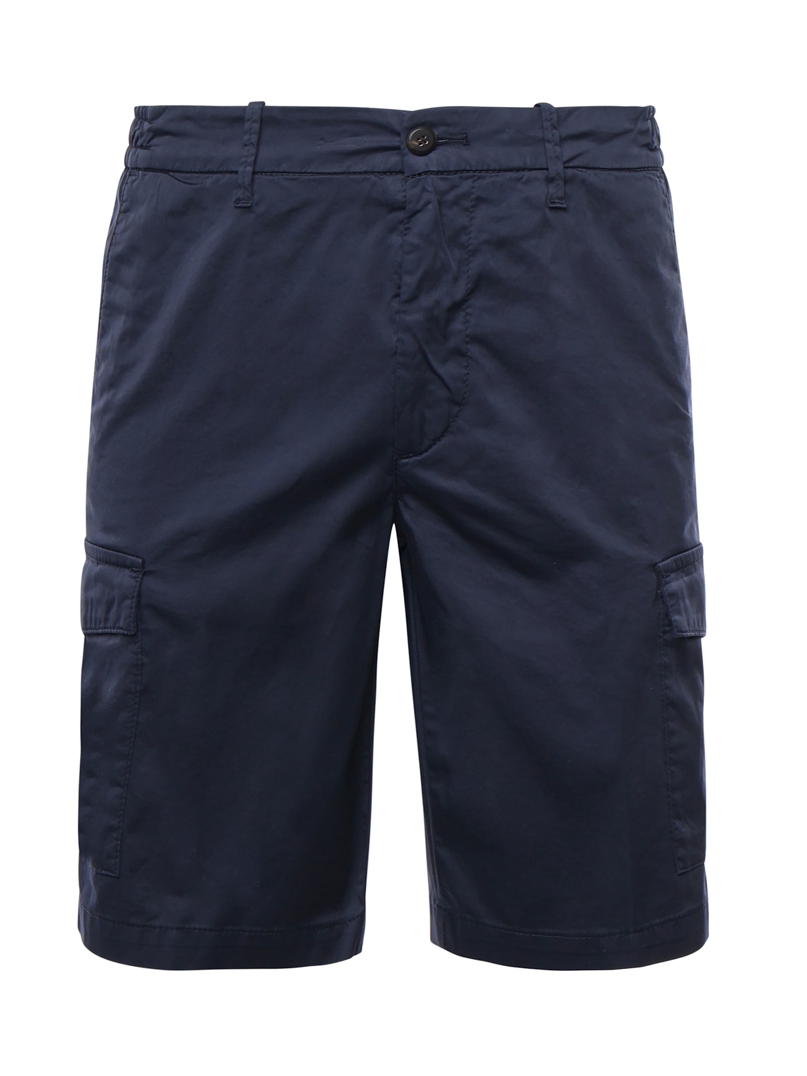 Eleventy Belt-loop Shorts In Blue