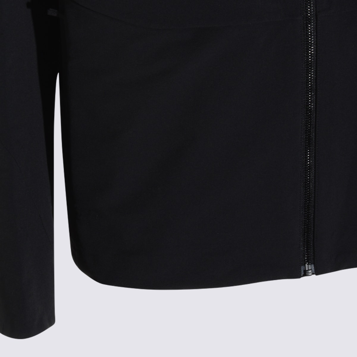 Arc'teryx Quartic Hooded Zip-up Jacket In Black