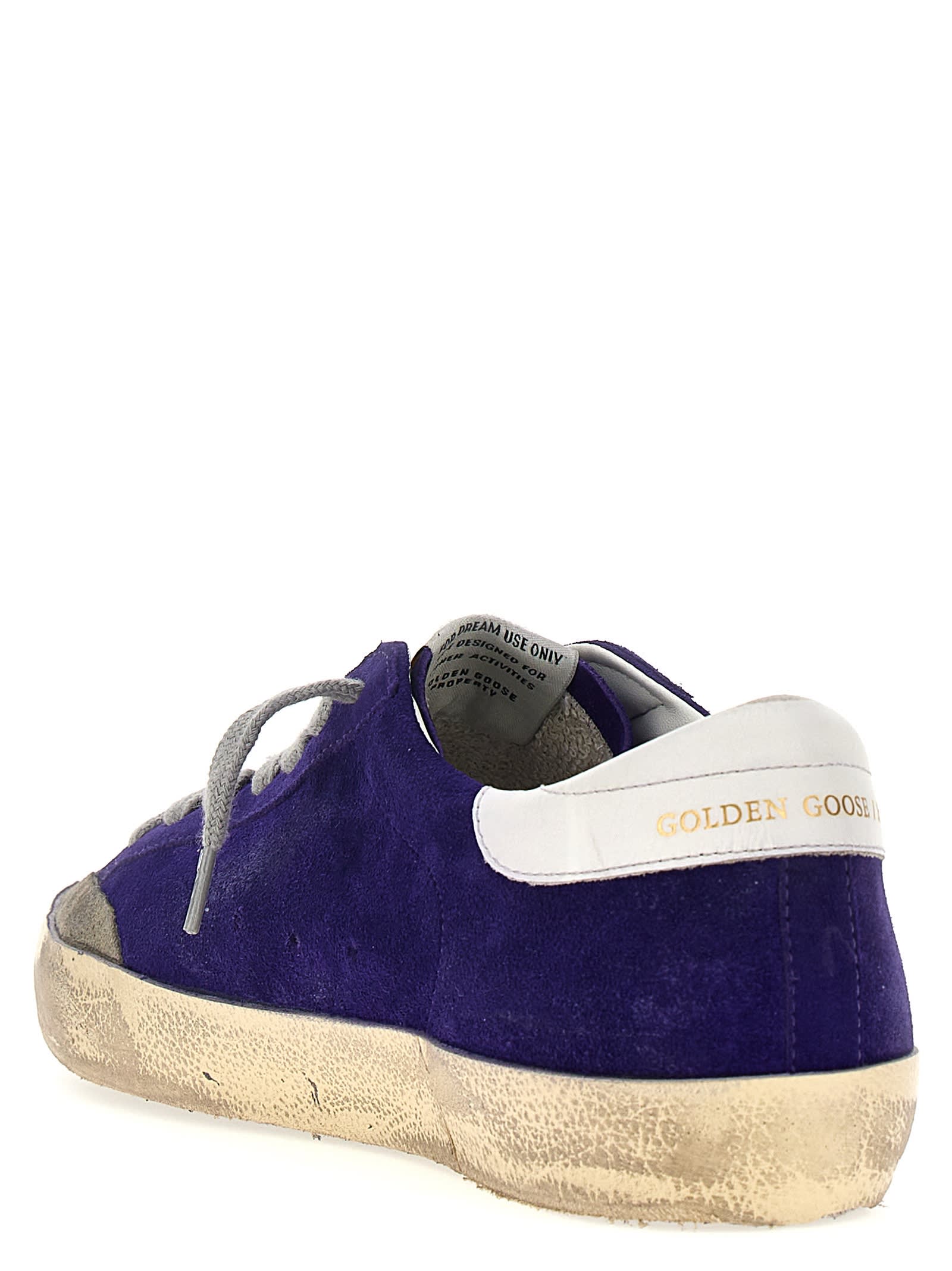 Shop Golden Goose Superstar Sneakers In Iris