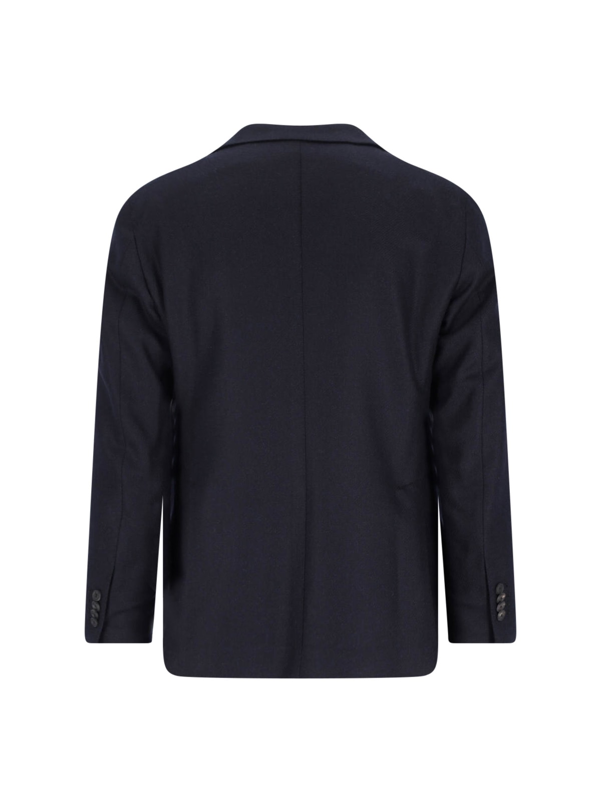 Tagliatore Patch Pocket Notch Lapel Single-breasted Blazer In Blue