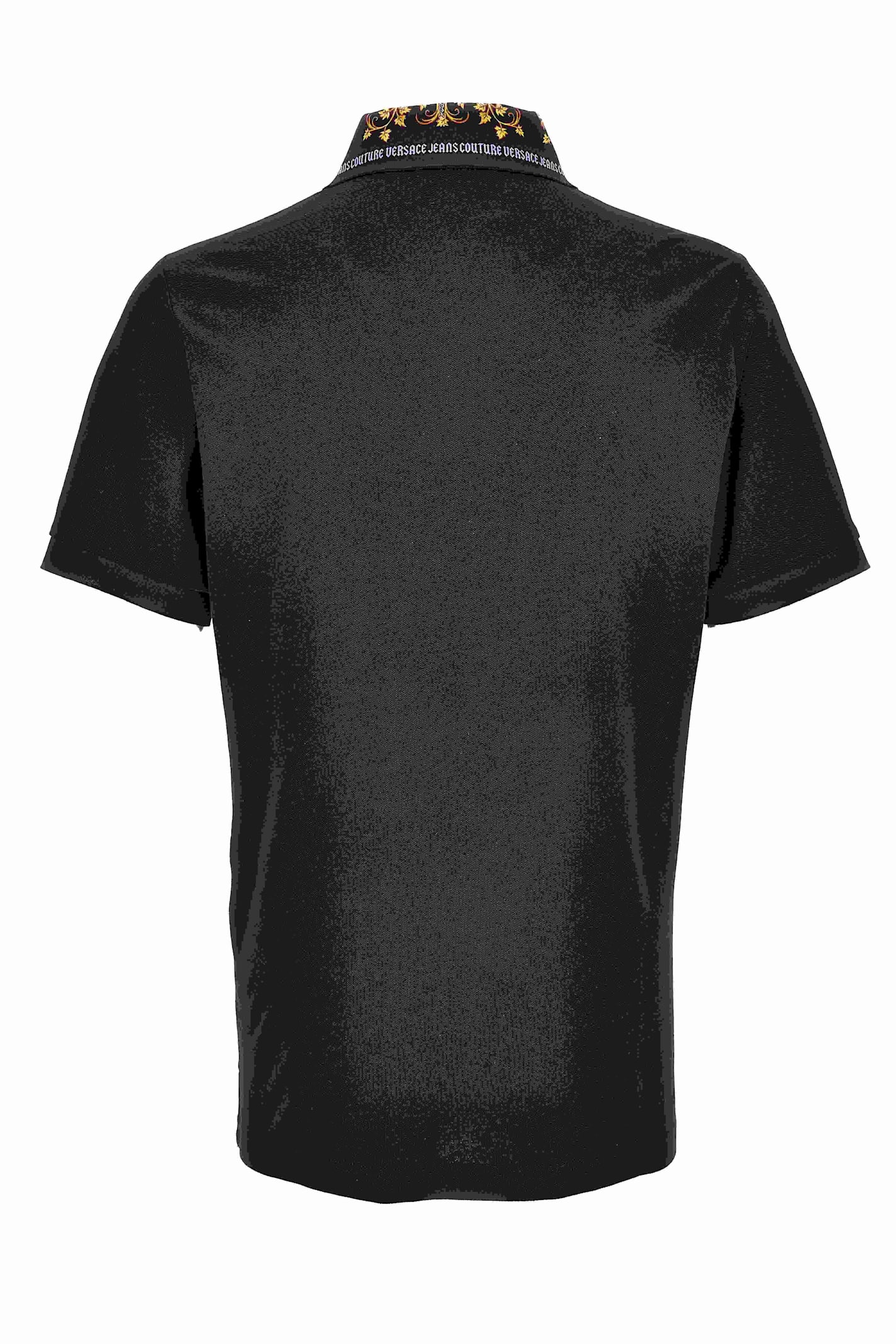 Shop Versace Jeans Couture Polo In Black