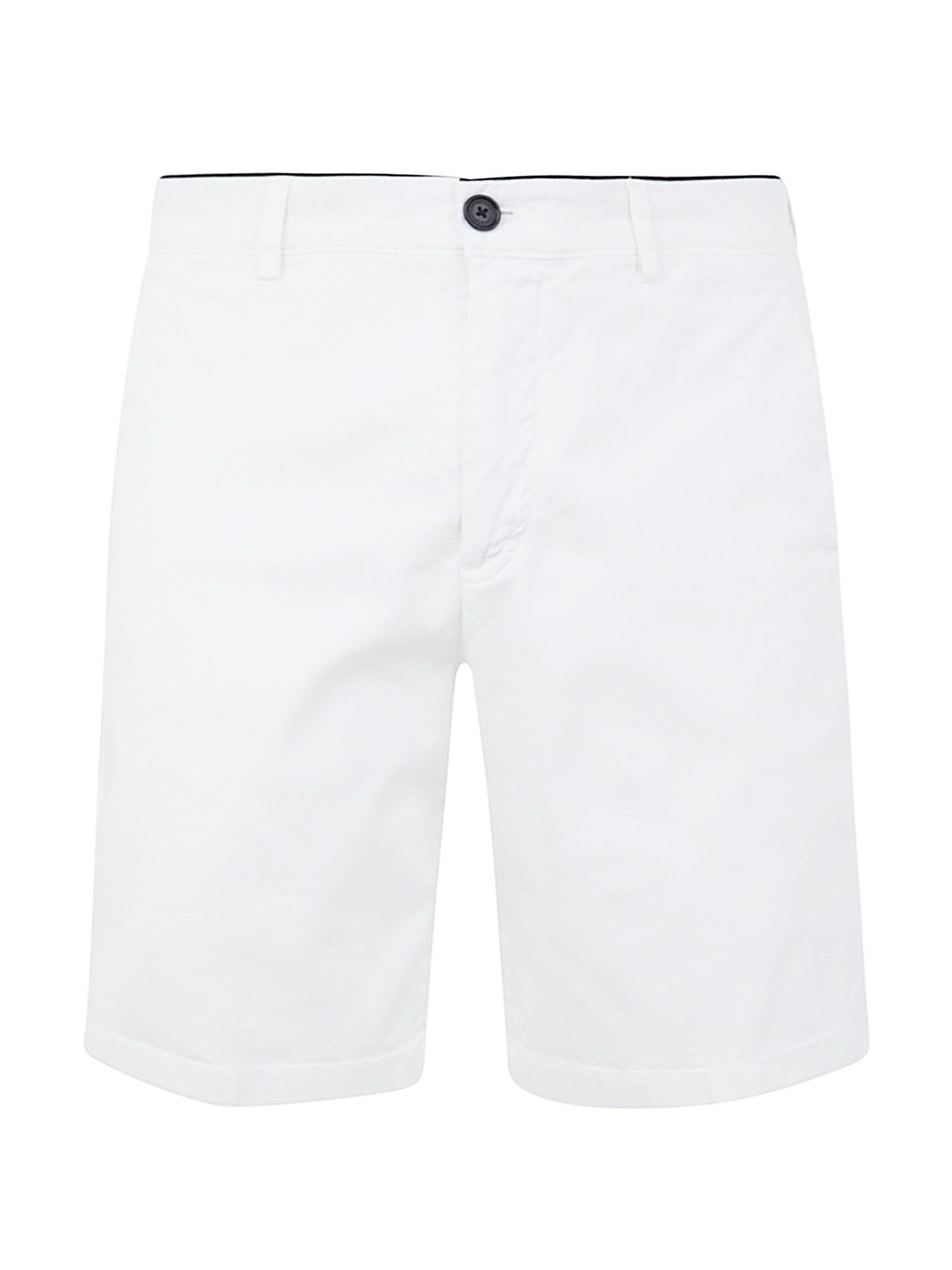 Department Five Department 5 Cotton Bermuda Shorts In Optic White