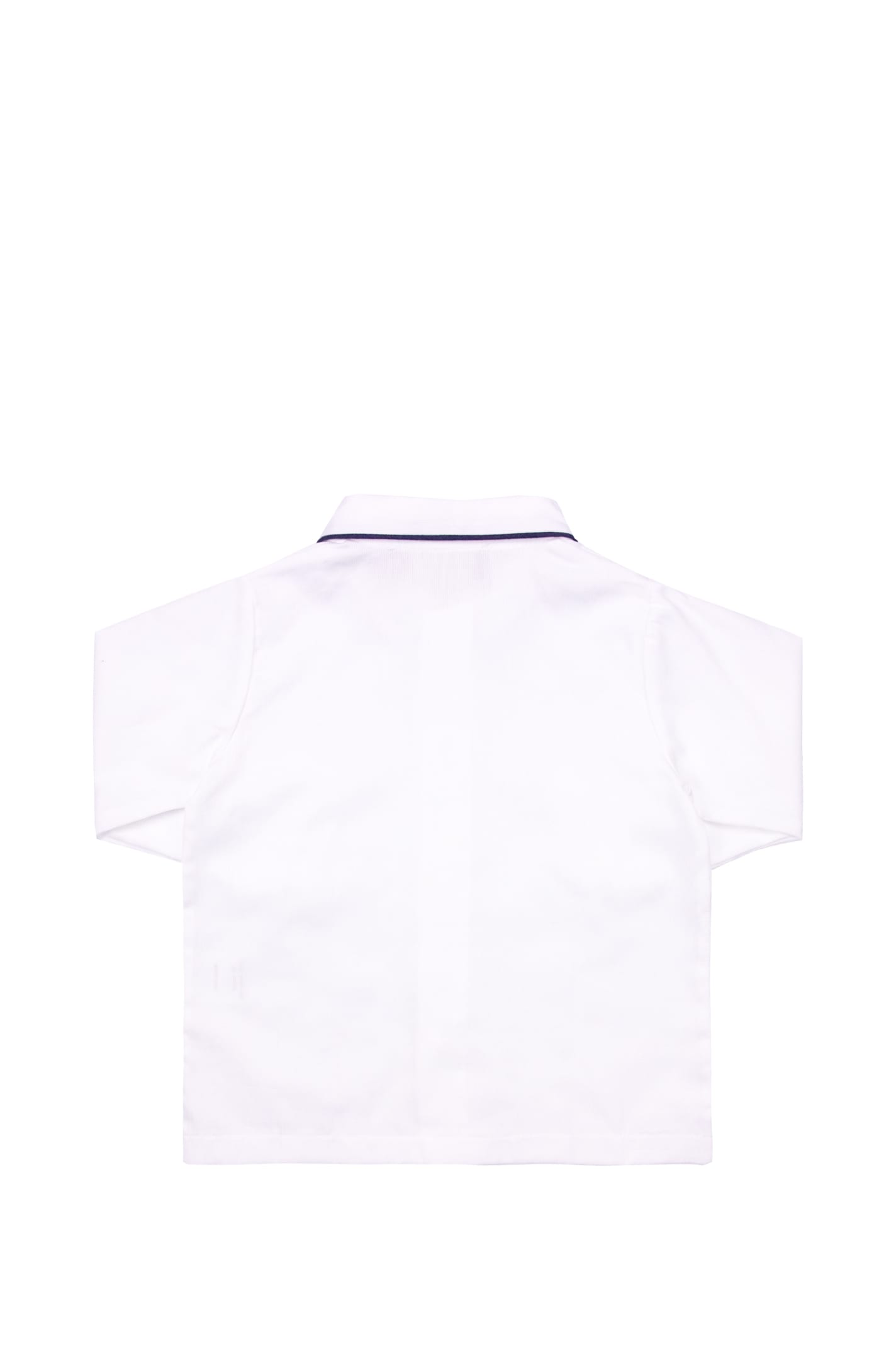 Shop La Stupenderia Cotton Shirt In White