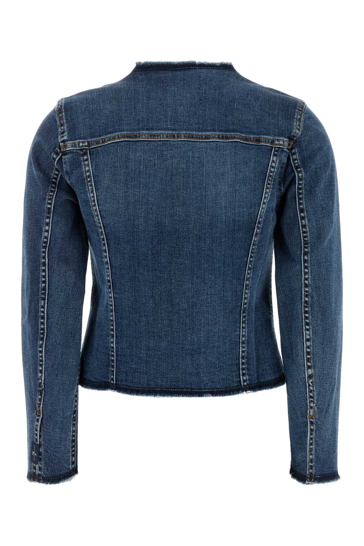 7 FOR ALL MANKIND STRETCH DENIM VICKY JACKET