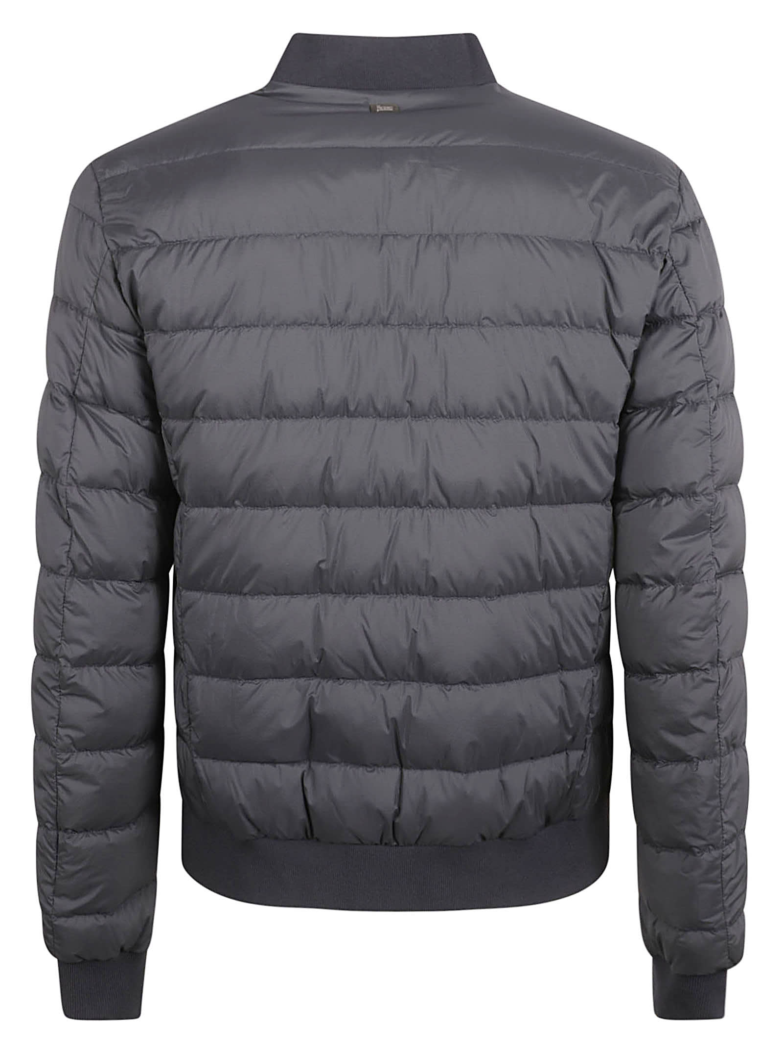 Shop Herno Laviatore Quilted Down Jacket In Blue Avio