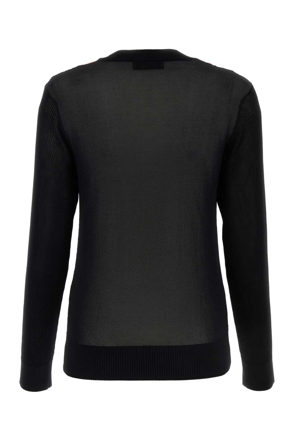 Missoni Black Viscose Sweater In Blackbeauty