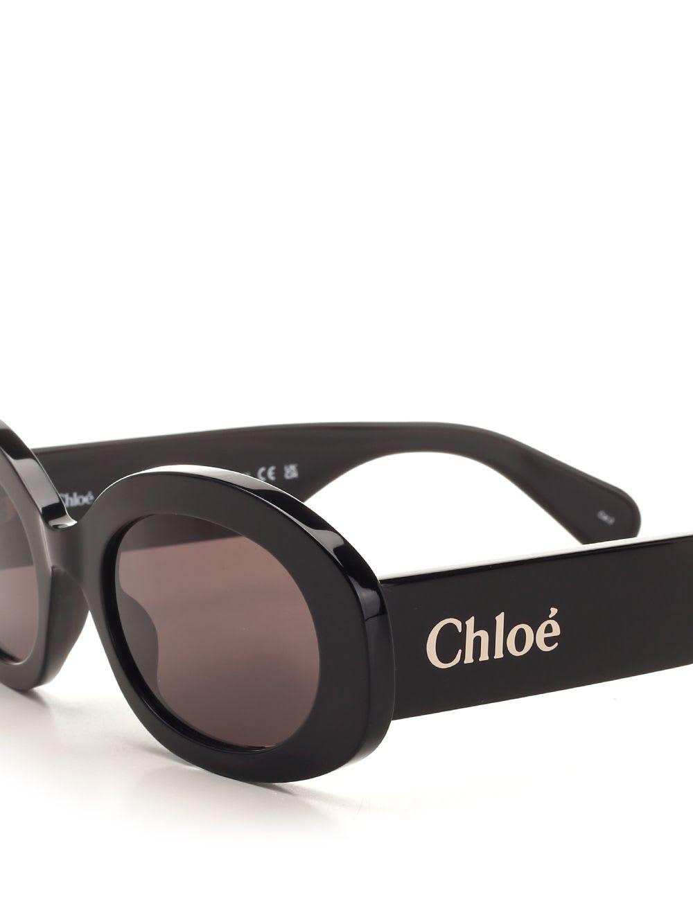 Shop Chloé Recycled Acetate Sunglasses In Black