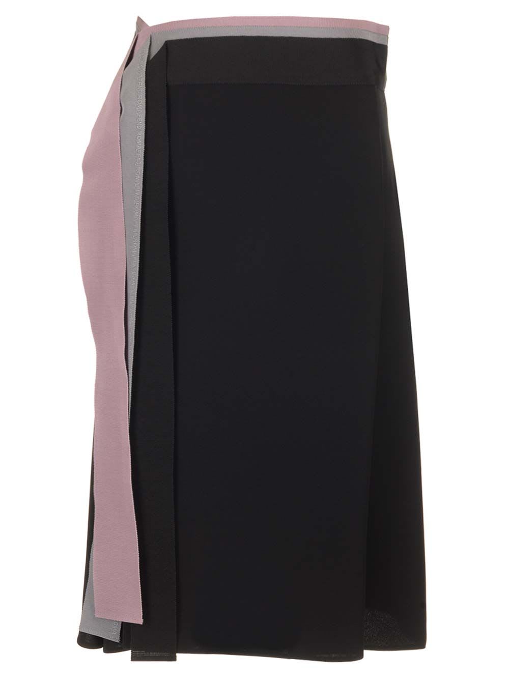 Silk Cady Midi Skirt