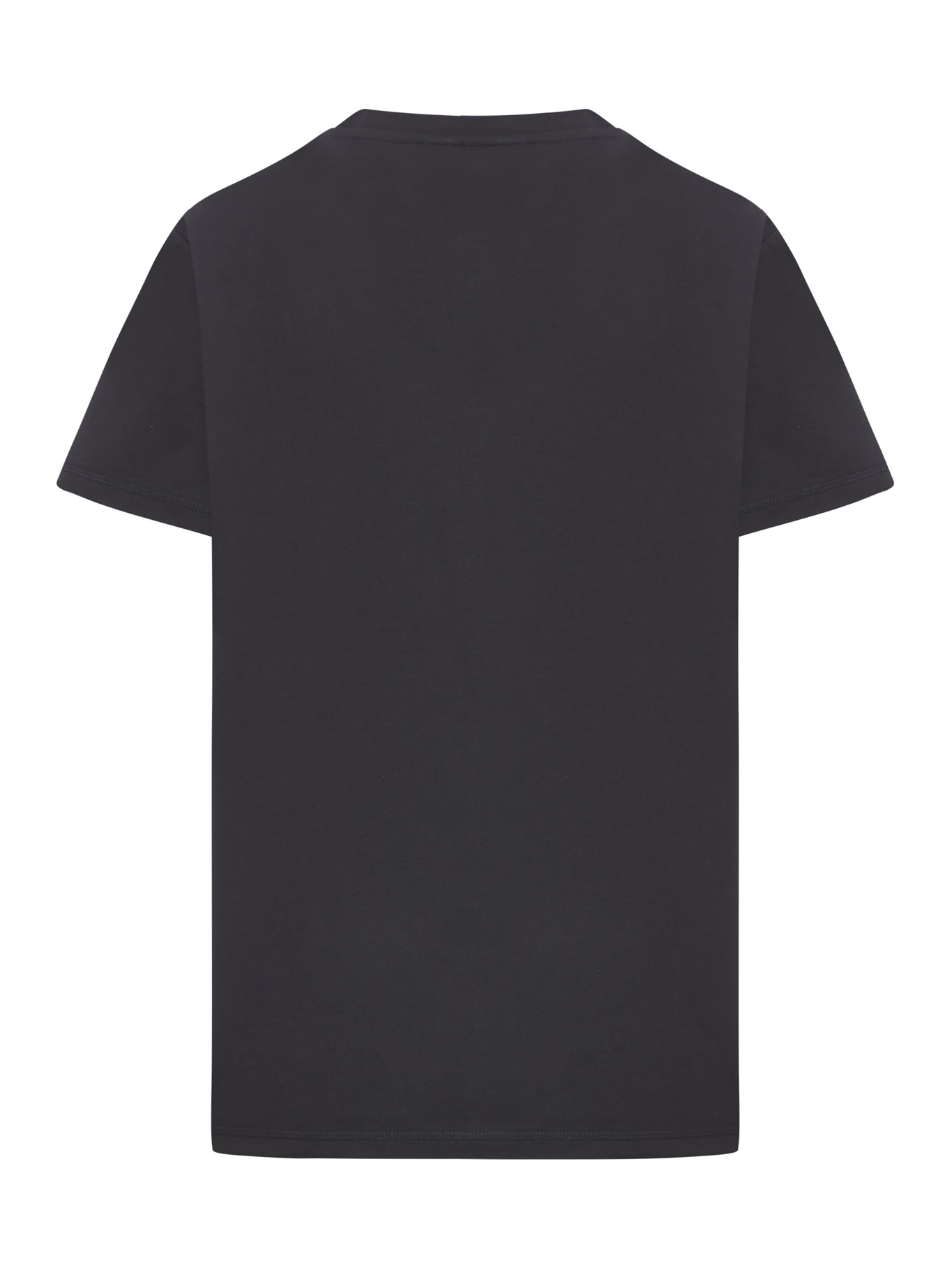 Shop Ganni Thin Jersey Puppy Love Relaxed T-shirt In Black