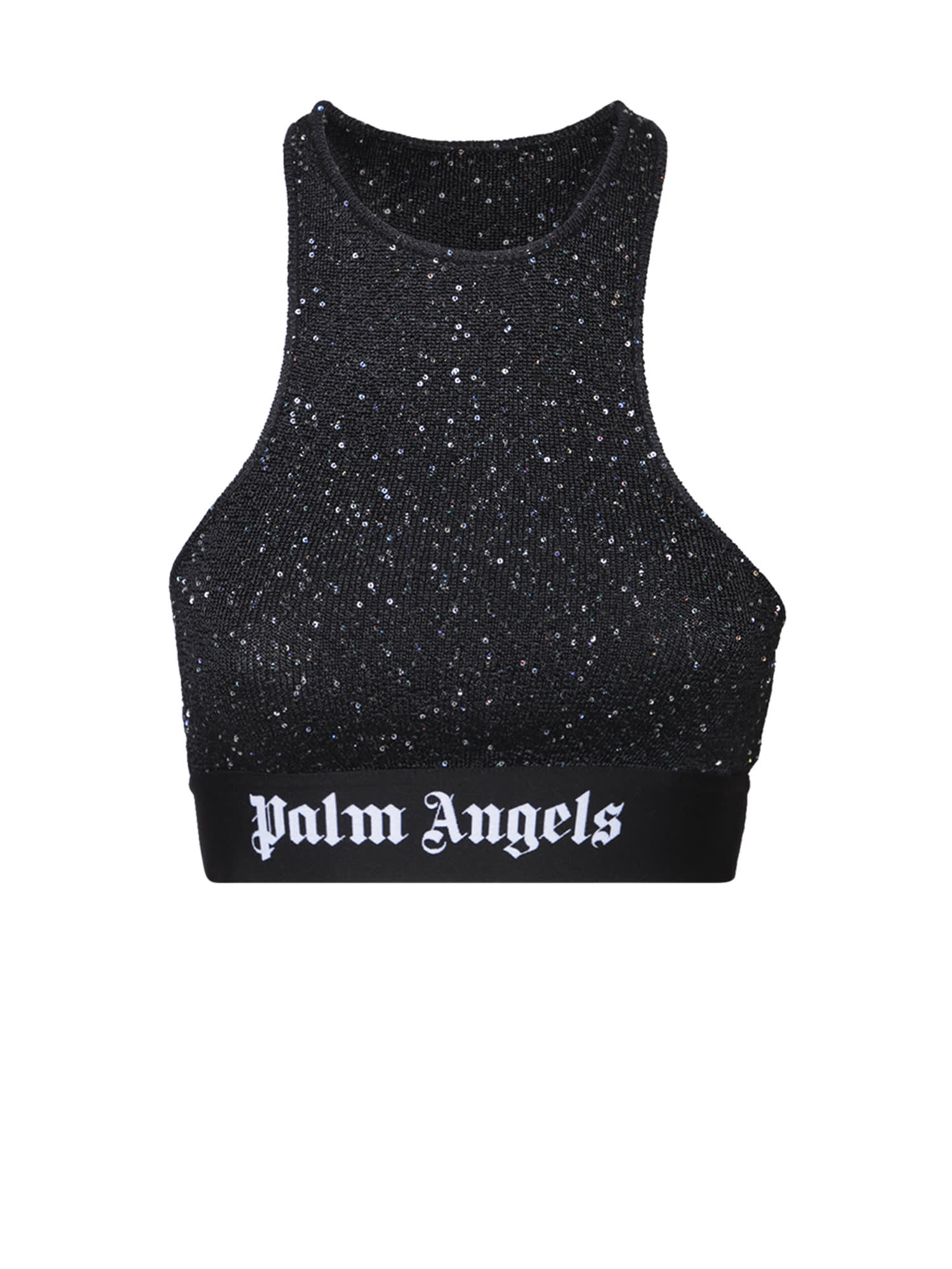 Shop Palm Angels Soiree Black Top