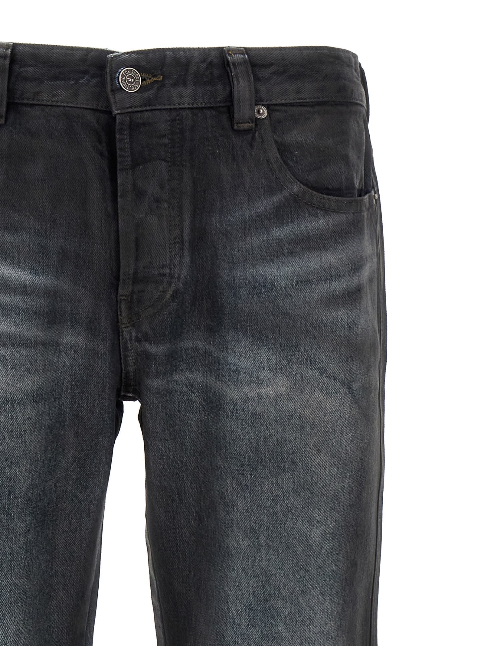 Diesel Black Slim 1993 D-vyl 007bd Jeans In Black