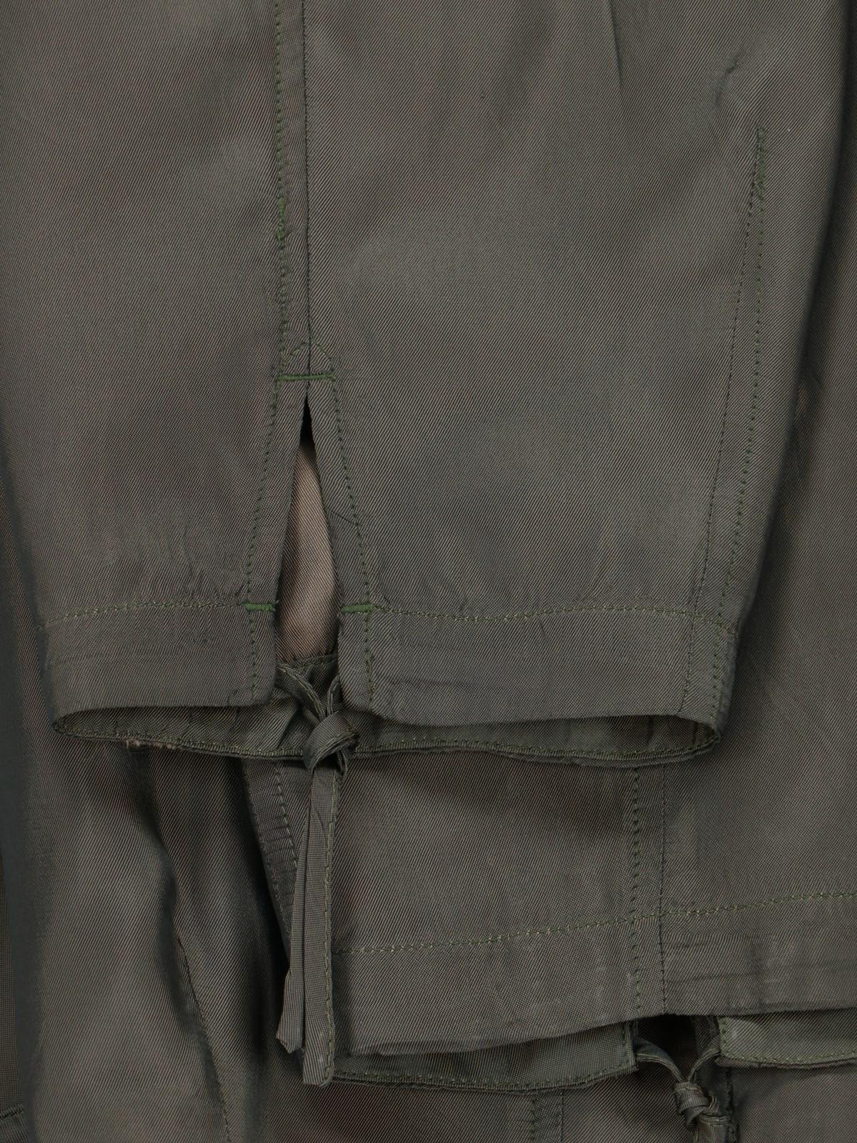 Shop Aspesi Cargo Pants In Verde Militare