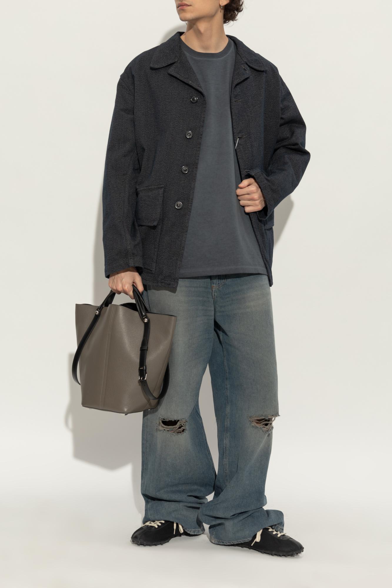 Maison Margiela Sprinters Low Top Cotton Blend Sneakers In Black