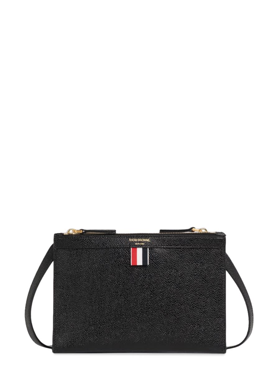 Shop Thom Browne Small Document Holder In Black