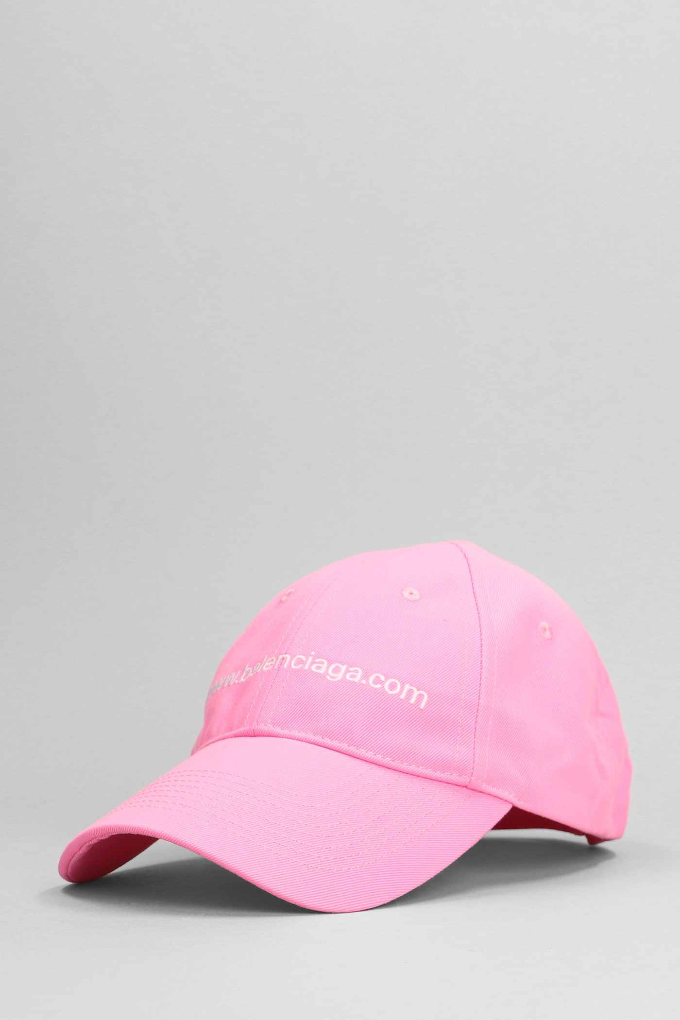 Shop Balenciaga Hats In Rose-pink Polyester