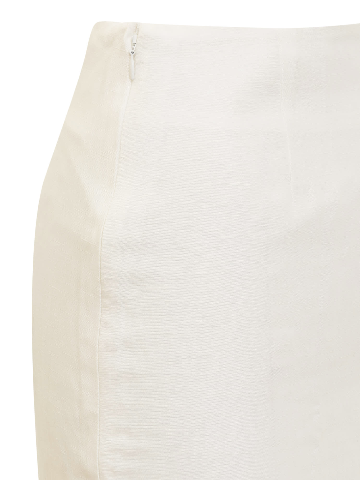Shop De La Vali Midi Skirt In White