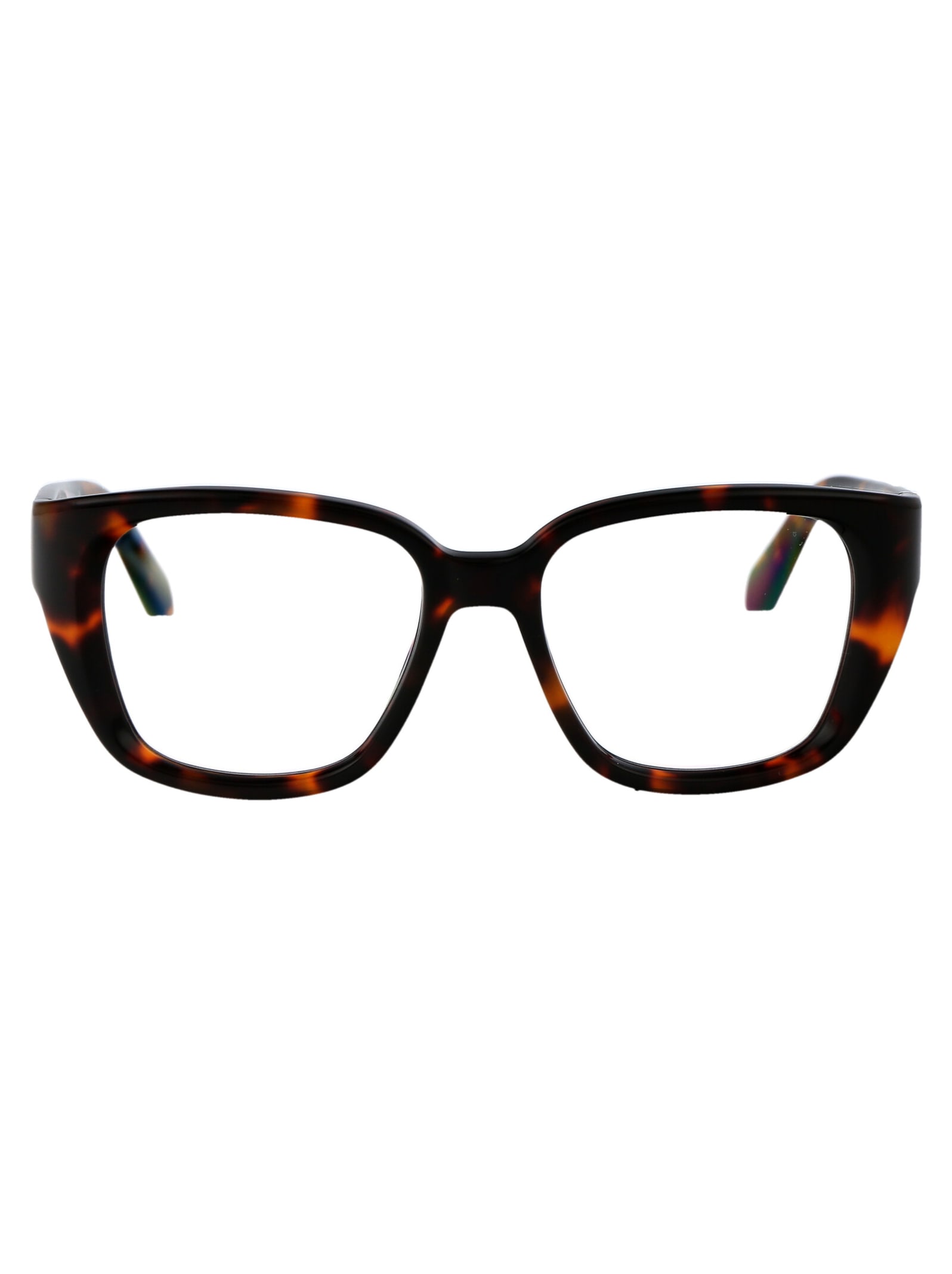 Off-white Optical Style 63 Glasses In 6000 Havana